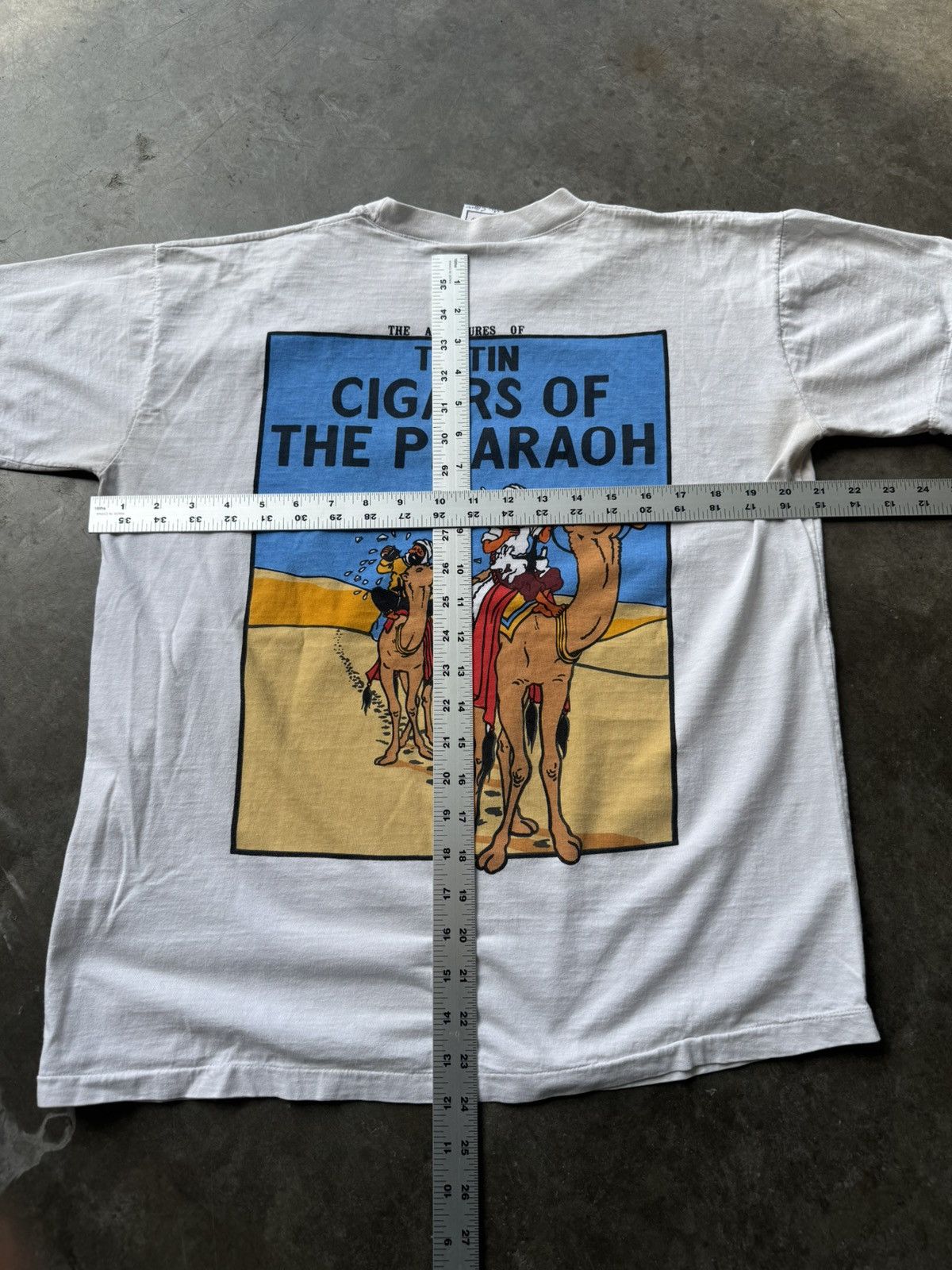 Cartoon Network × Vintage Vintage 1990’s TinTin Cigars of the Pharaoh Graphic Tee Size US L / EU 52-54 / 3 - 4 Thumbnail