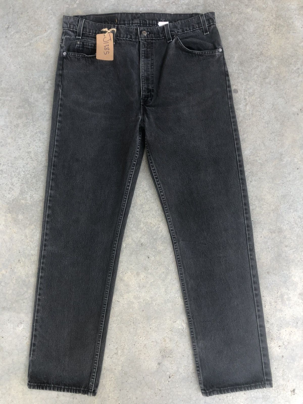 Vintage 90s Levi’s 505 Orange Tab Distressed Denim