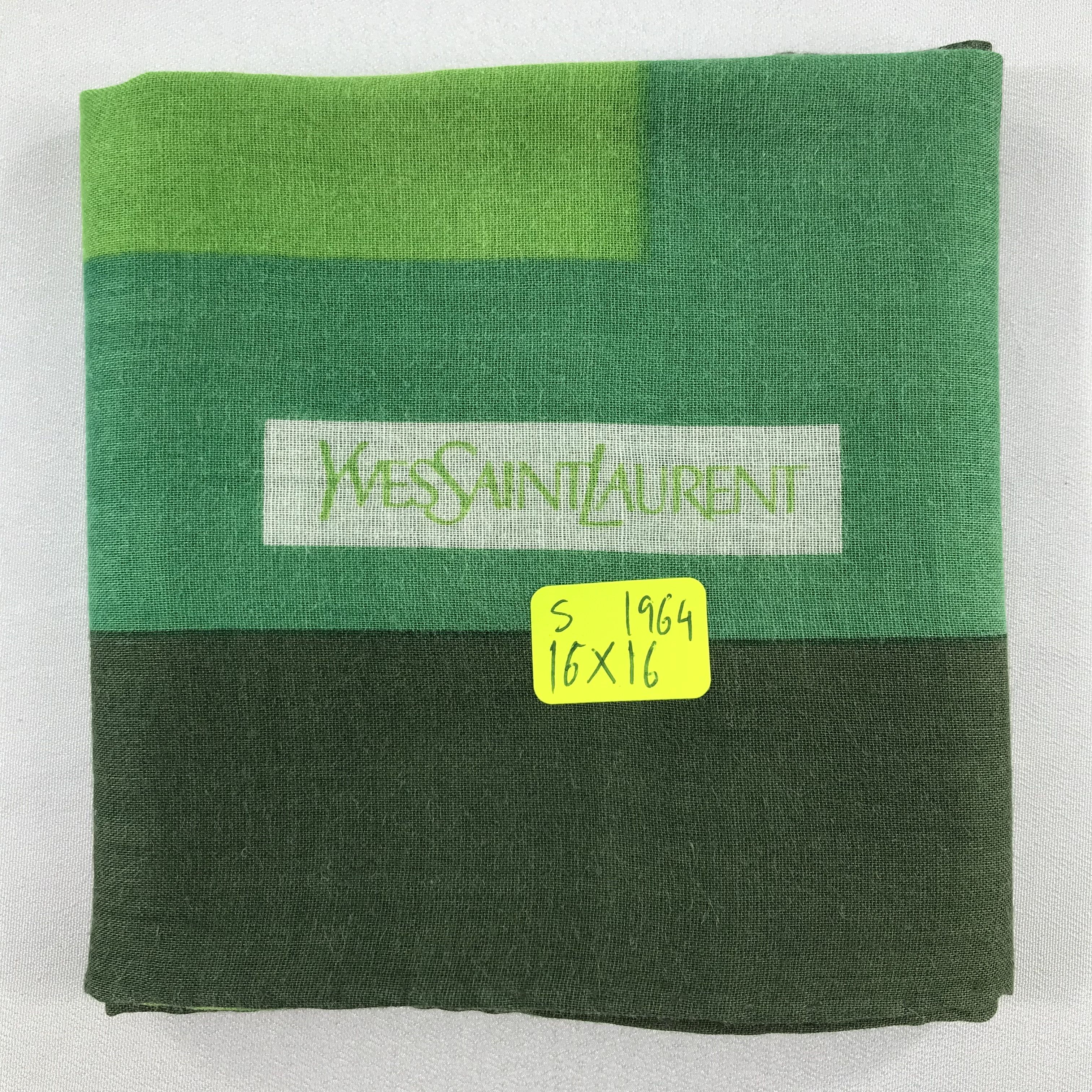Vintage × Yves Saint Laurent Yves Saint Laurent Bandana / Handkerchief/Neckerchief -S1964 Size ONE SIZE - 5 Thumbnail