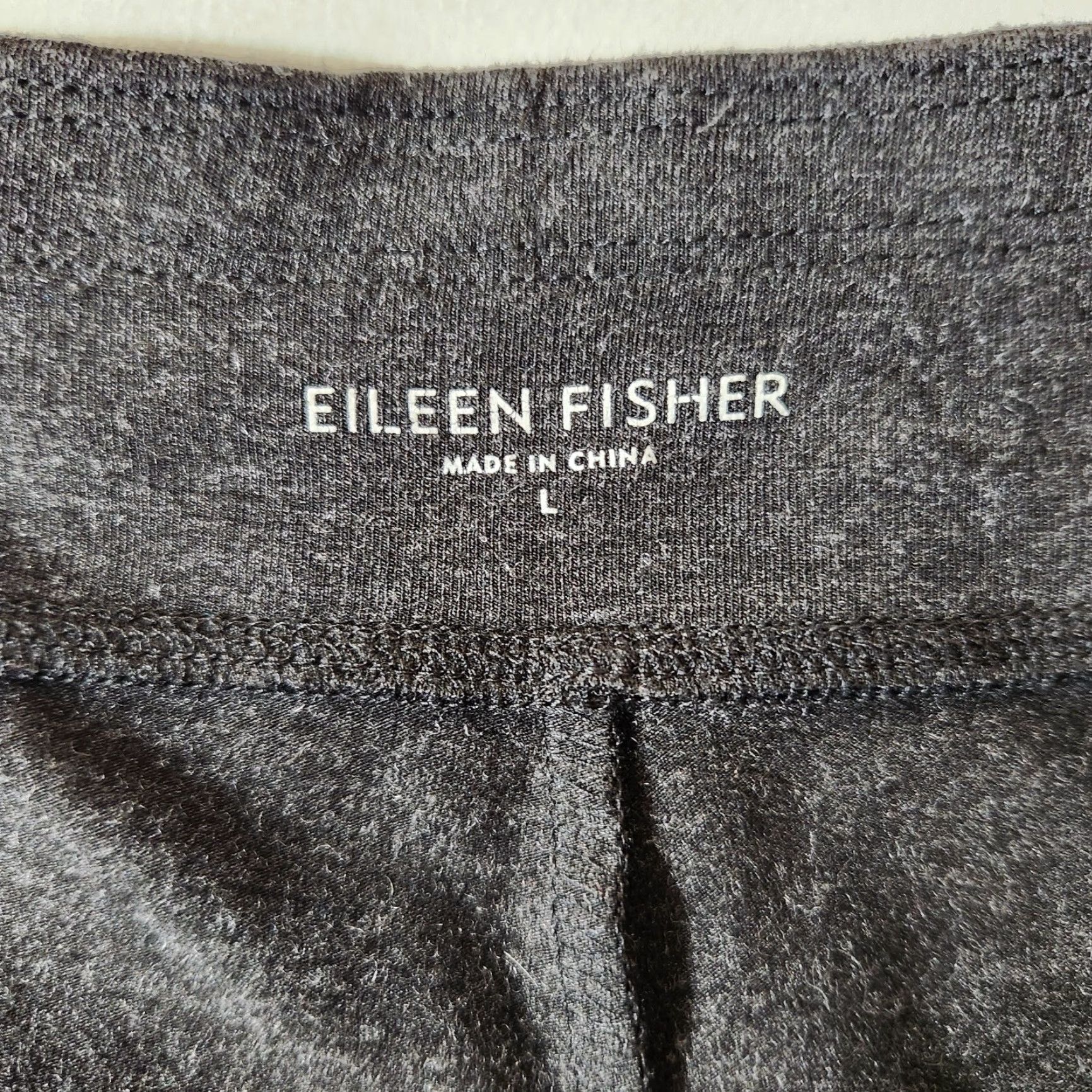 Eileen Fisher Eileen Fisher Charcoal Gray Viscose/Spandex Wide Leg Crop Pants L Women Cropped Wide-Leg Size 36" / US 14 / IT 50 - 6 Thumbnail