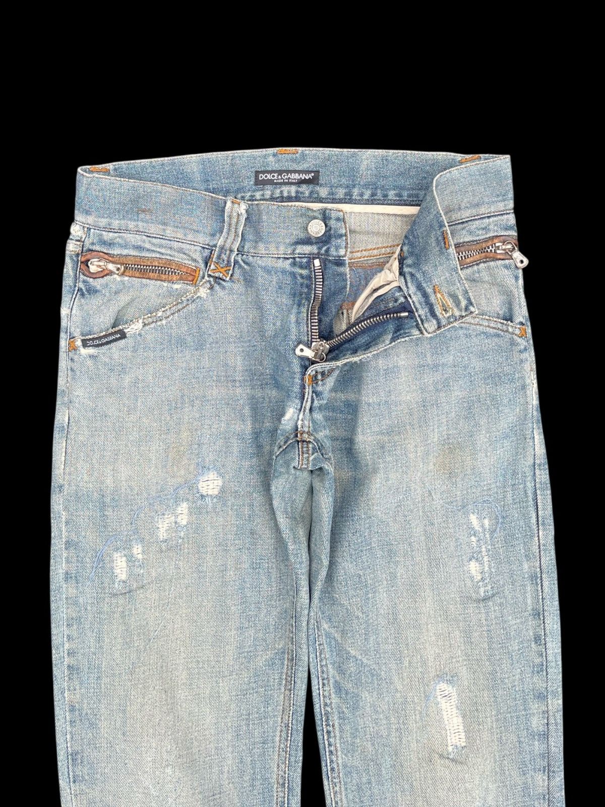 Dolce & Gabbana Dolce & Gabbana Distressed Jeans Size US 32 / EU 48 - 5 Thumbnail