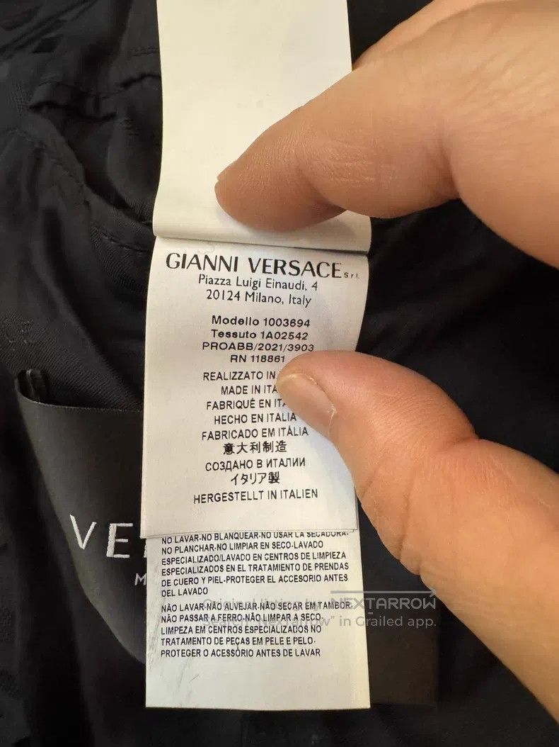 Versace Versace Stitched maze leather jacket Size US M / EU 48-50 / 2 - 8 Thumbnail