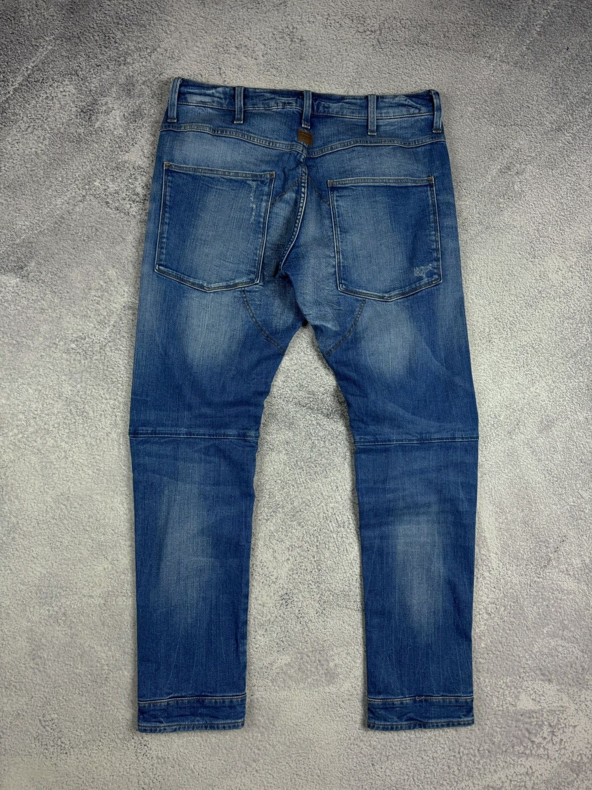 G-Star G STAR RAW 5620 3D Slim Blue Jeans Size US 32 / EU 48 - 3 Thumbnail