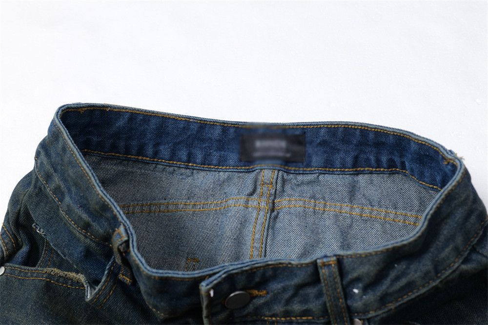 Japanese Brand × Jean Men's punk washed distressed loose wide-leg scimitar jeans Size US 32 / EU 48 - 5 Thumbnail