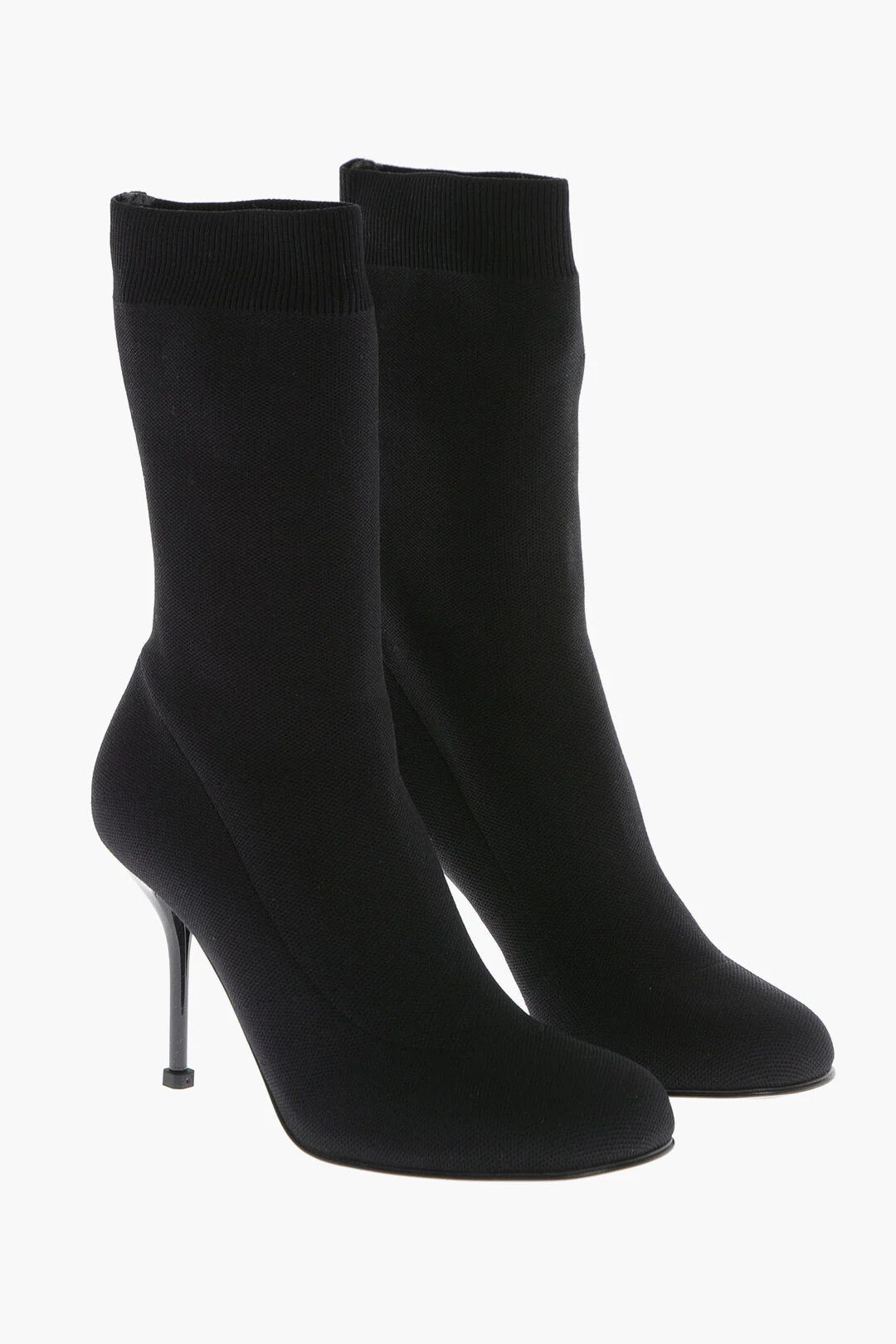Alexander McQueen og1mm0426 Fabric Sock Ankle Boots in Black Size US 6 / IT 36 - 2 Thumbnail