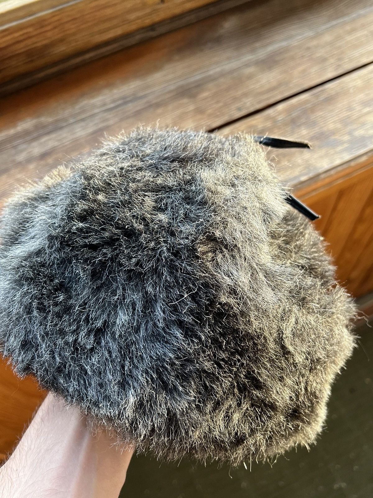 Hat Club Y2K Faux Fur Ushanka Vintage Fuzzy Trapper Hat Huge Size ONE SIZE - 6 Thumbnail