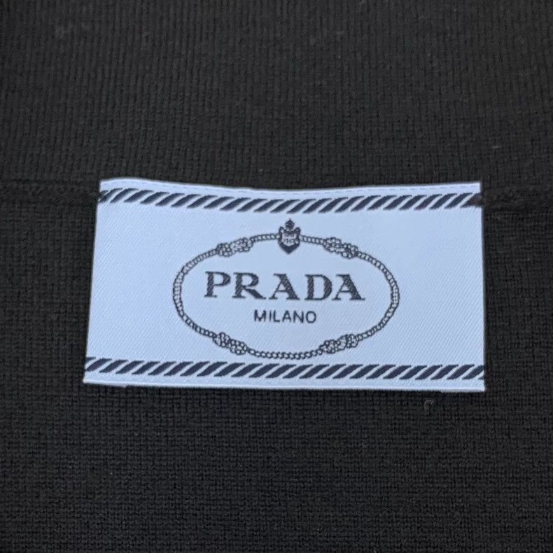 Prada Prada Black triangle label sheep wool stand-up collar zipp Size M / US 6-8 / IT 42-44 - 6 Thumbnail