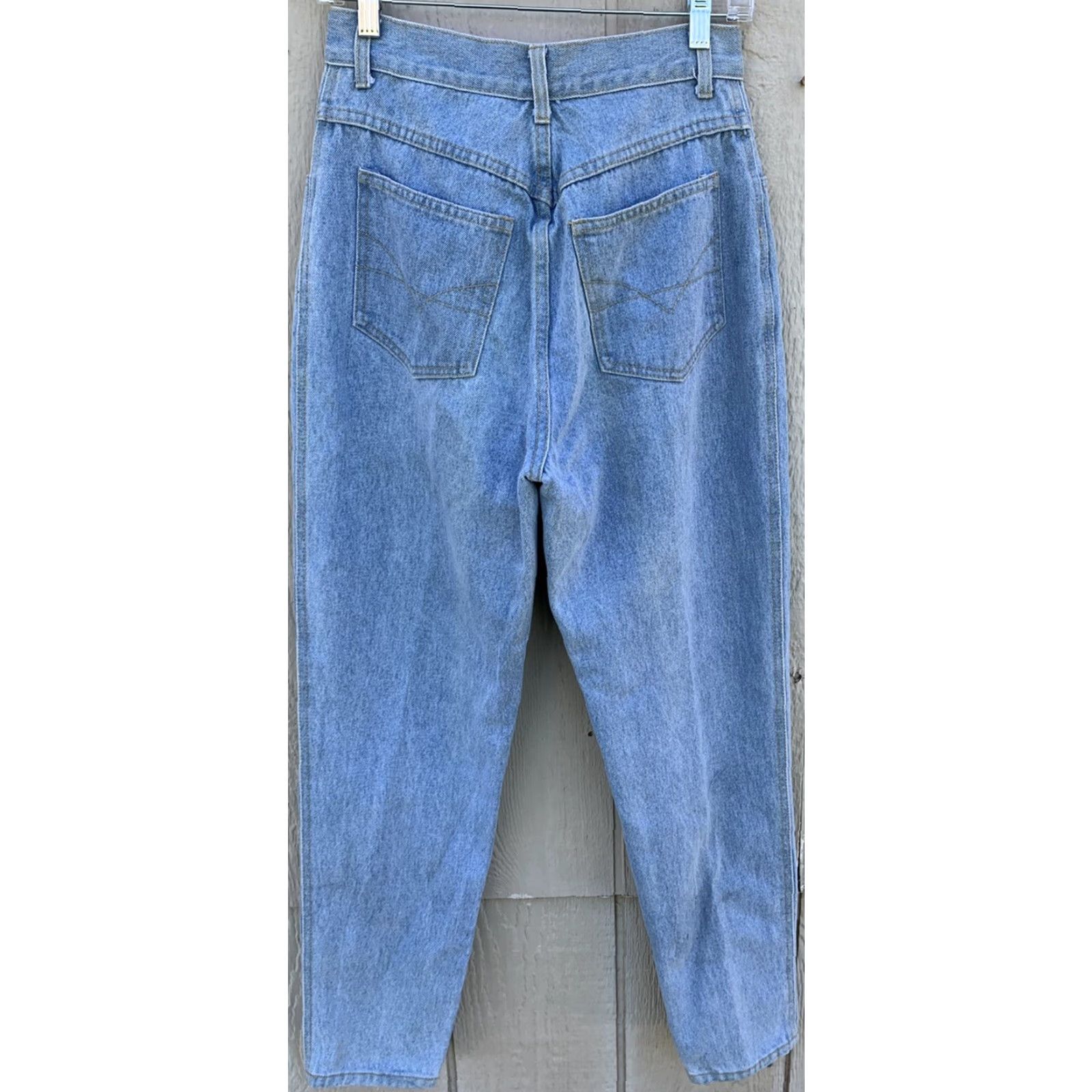 Vintage VINTAGE The La Costa Spa California high waist tapered leg jeans embroidered anchor anchors sz 12 28” waist blue cotton 1980s 1990s Mens? Womens? Size 34" / US 12 / IT 48 - 3 Thumbnail