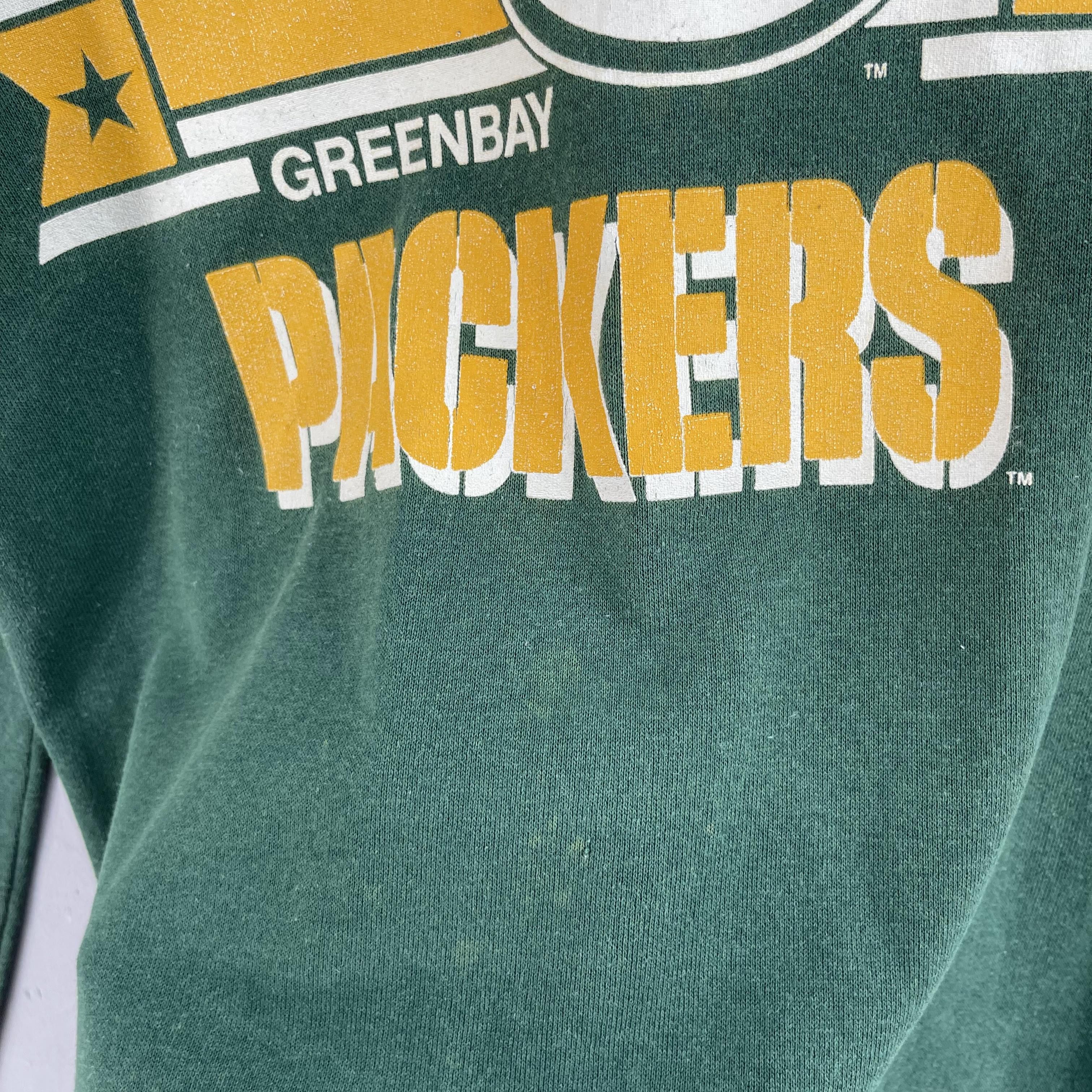 American Trench × NFL × Vintage Vintage 90's Green Bay PACKERS Nfl Printed Sweatshirt Size US S / EU 44-46 / 1 - 8 Thumbnail