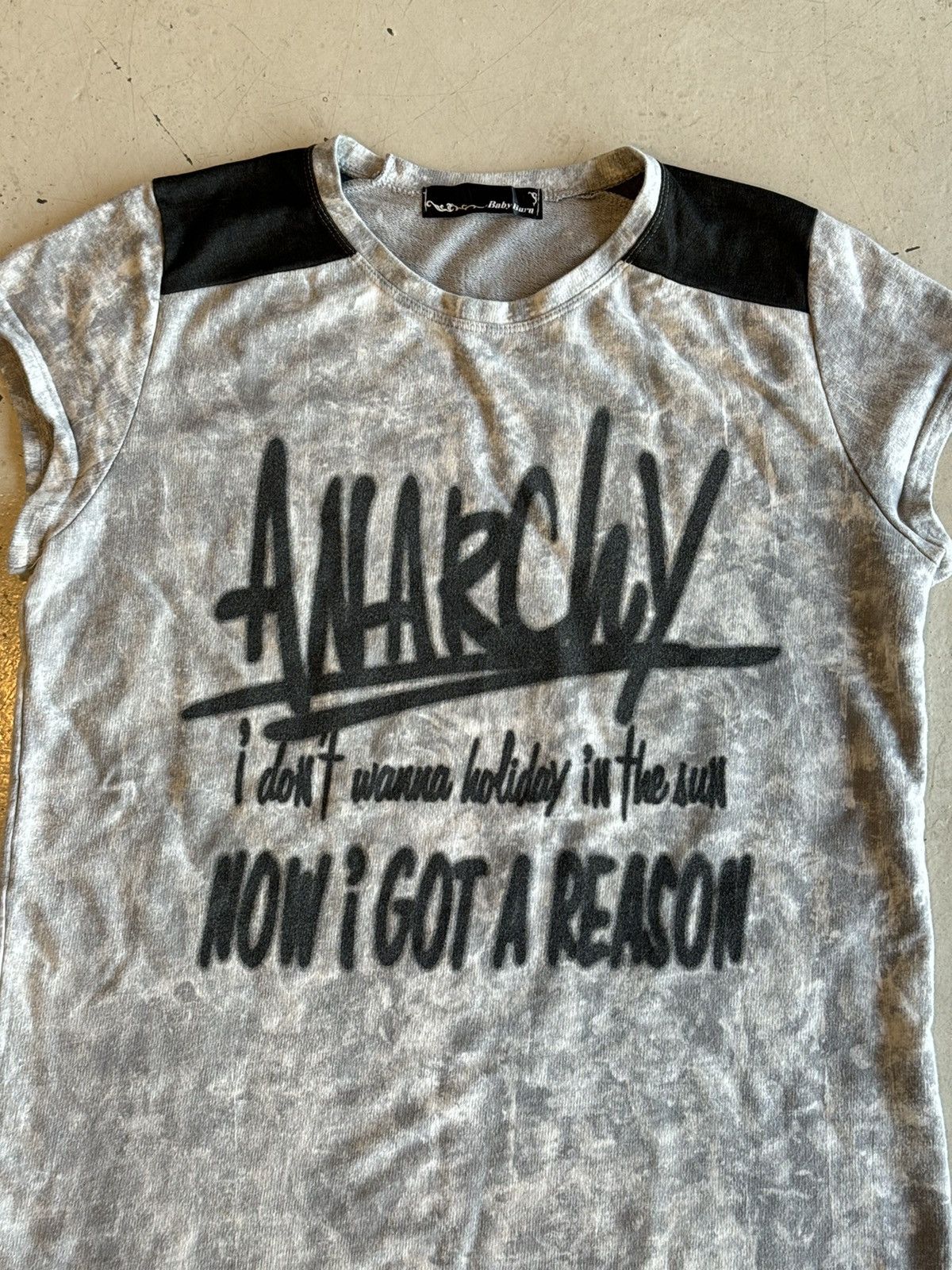 Japanese Brand Y2K Baby Burn Punk Riot Poem Sleeveless Size US M / EU 48-50 / 2 - 2 Thumbnail