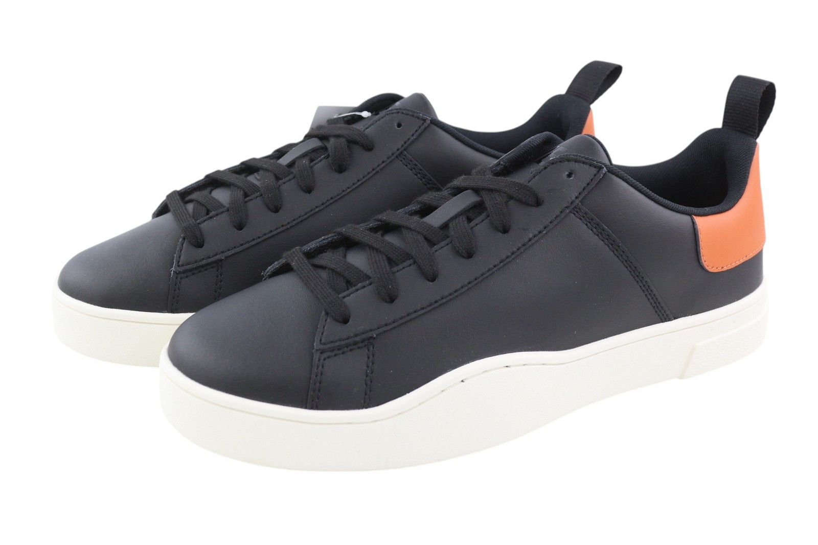 Diesel S-CLEVER LOW LACE EU45 Black Cow Leather 41554 Size US 12 / EU 45 - 2 Thumbnail