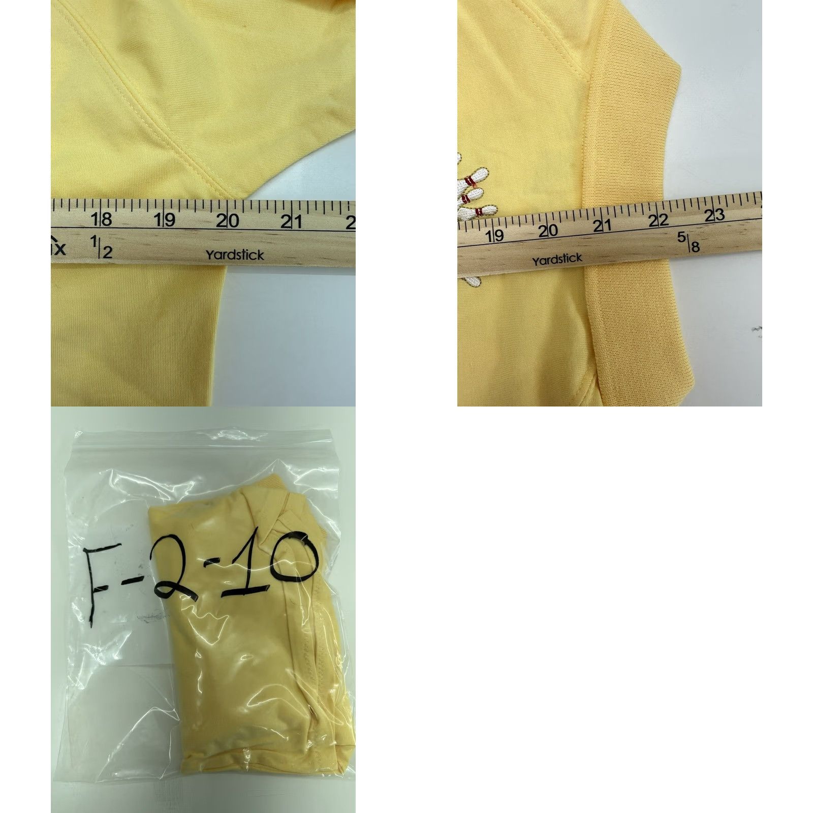 Vintage Womens USBC Shirt Short Sleeve Polo Yellow Embroidered Size Small Shirt Mens? Size S / US 4 / IT 40 - 8 Thumbnail