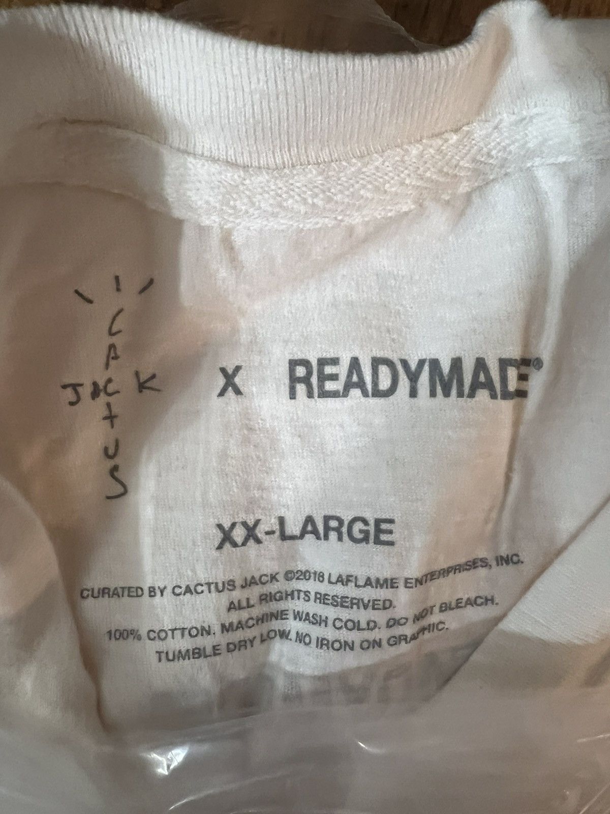 READYMADE × Travis Scott Travis Scott Cactus Jack X Readymade Tee Size US XXL / EU 58 / 5 - 4 Thumbnail