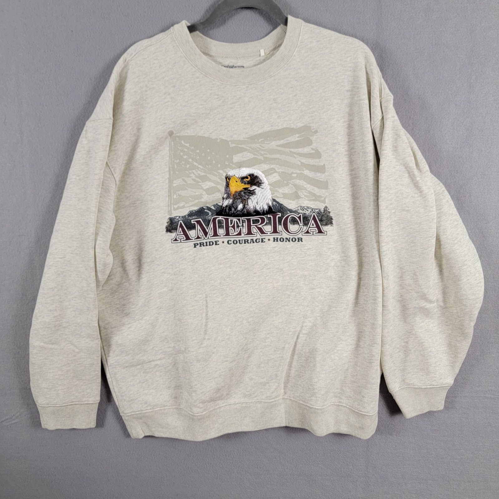 Croft & Barrow Croft & Burrows American Pride Embroidered Eagle Sz L (275) Size US L / EU 52-54 / 3 - 1 Thumbnail