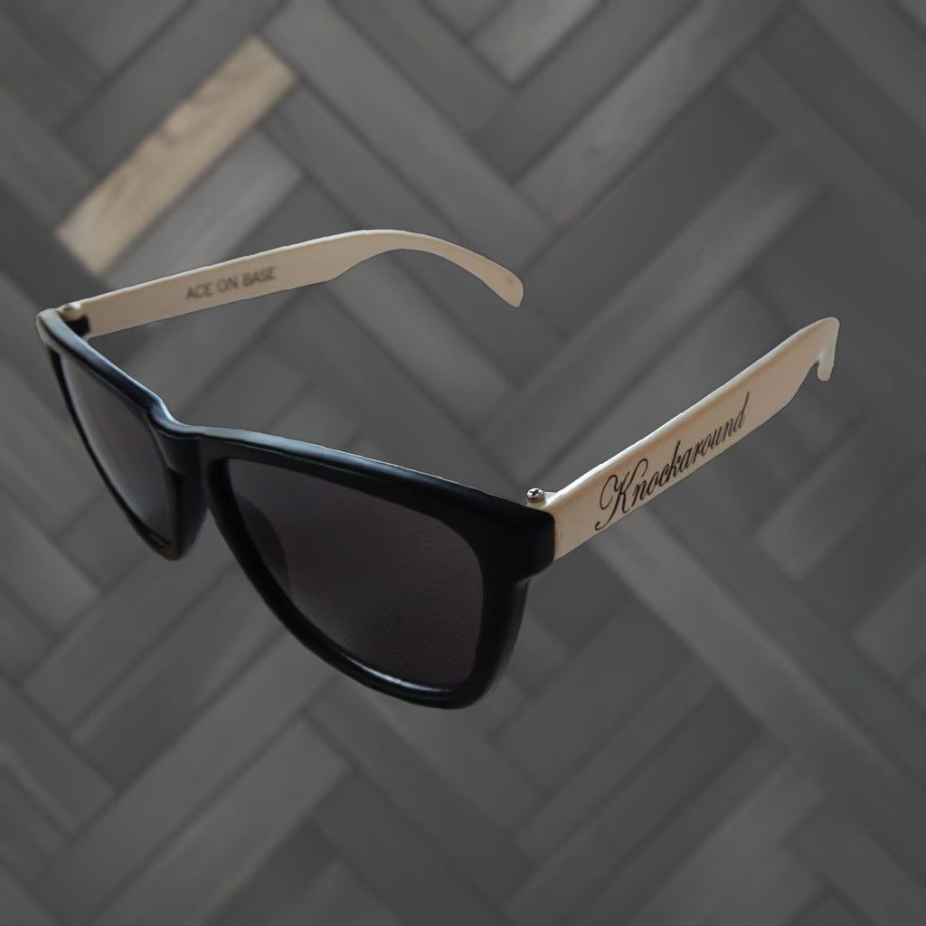 Vintage VINTAGE Knockaround Sunglasses Ace On Base Unisex Adults White Frame Size ONE SIZE - 1 Thumbnail