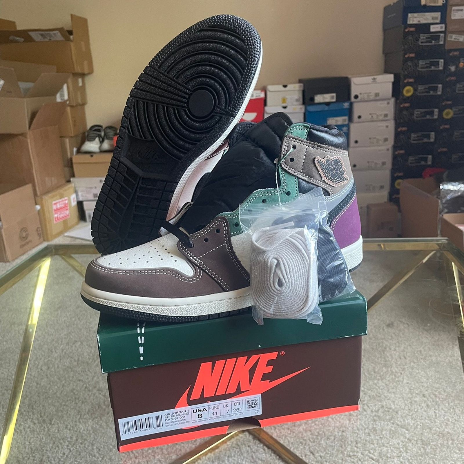 Jordan Brand DH3097-001 AiR JORDAN 1 Hi HAND CRAFTED MALLARD DUCK AUTUMN Size US 8 / EU 41 - 12 Thumbnail