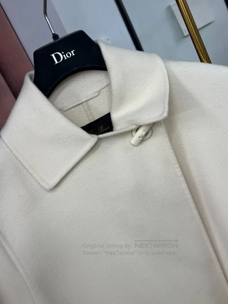 Loro Piana Loro Piana White Cashmere Coat Jacket Size XS / US 0-2 / IT 36-38 - 2 Thumbnail