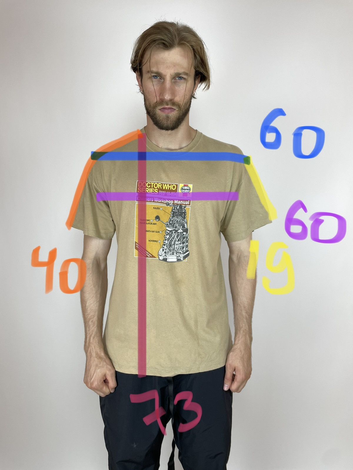 Fruit Of The Loom × Vintage DOCTOR WHO Vintage Fruit of the Loom T-shirt Mens size XL Size US XL / EU 56 / 4 - 11 Thumbnail