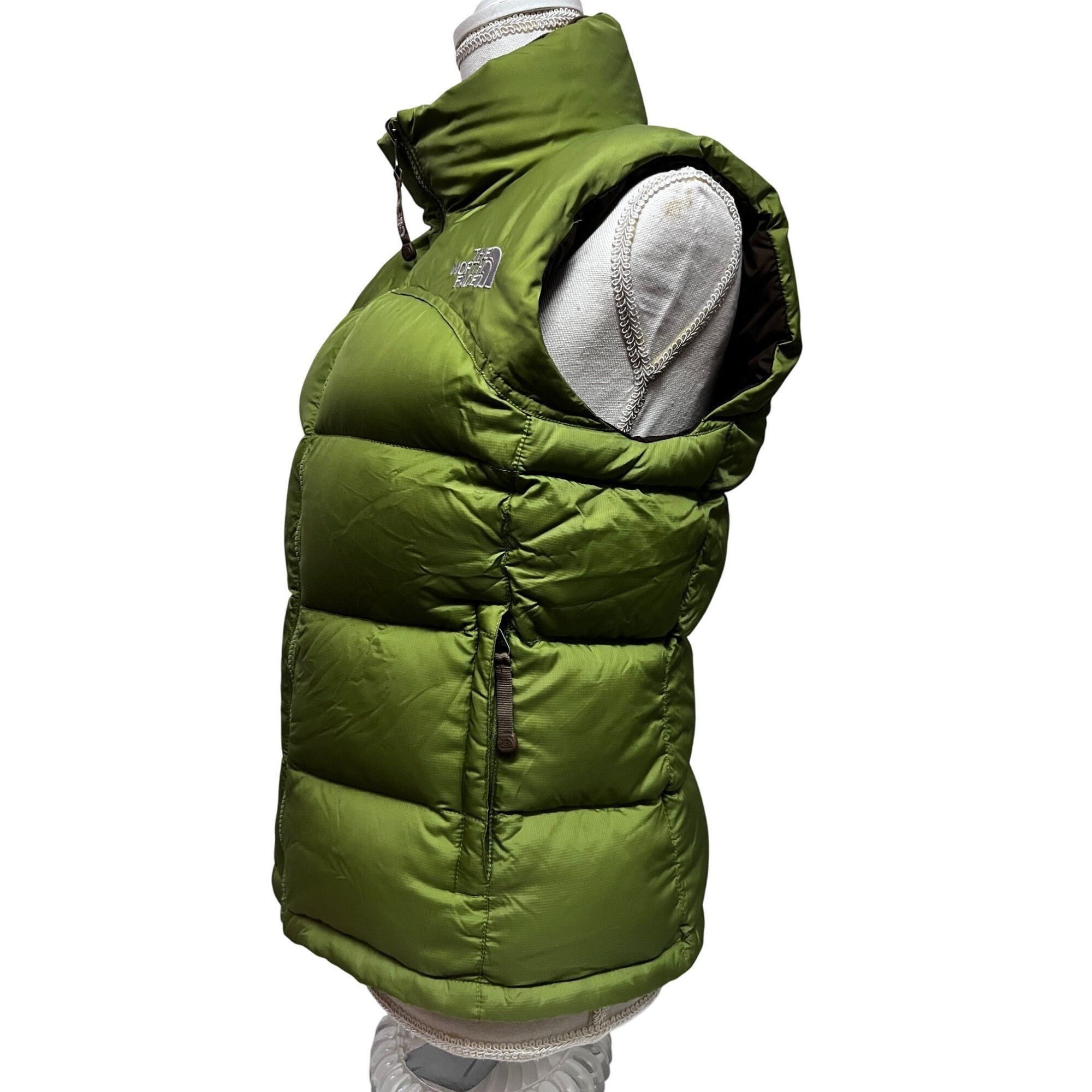 The North Face The North Face Womens Green Zip Up 700 Fill Goose Down Puffe Size S / US 4 / IT 40 - 6 Thumbnail