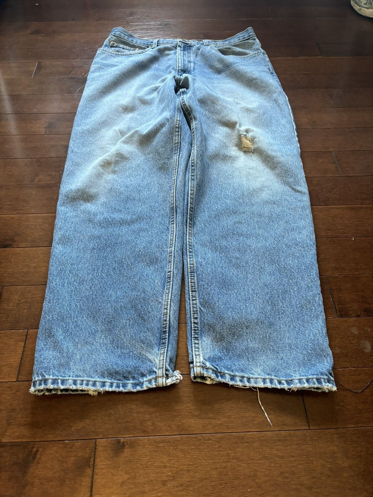 Vintage VINTAGE BAGGY WIDE LEG EDDIE BAUER JEANS | Grailed