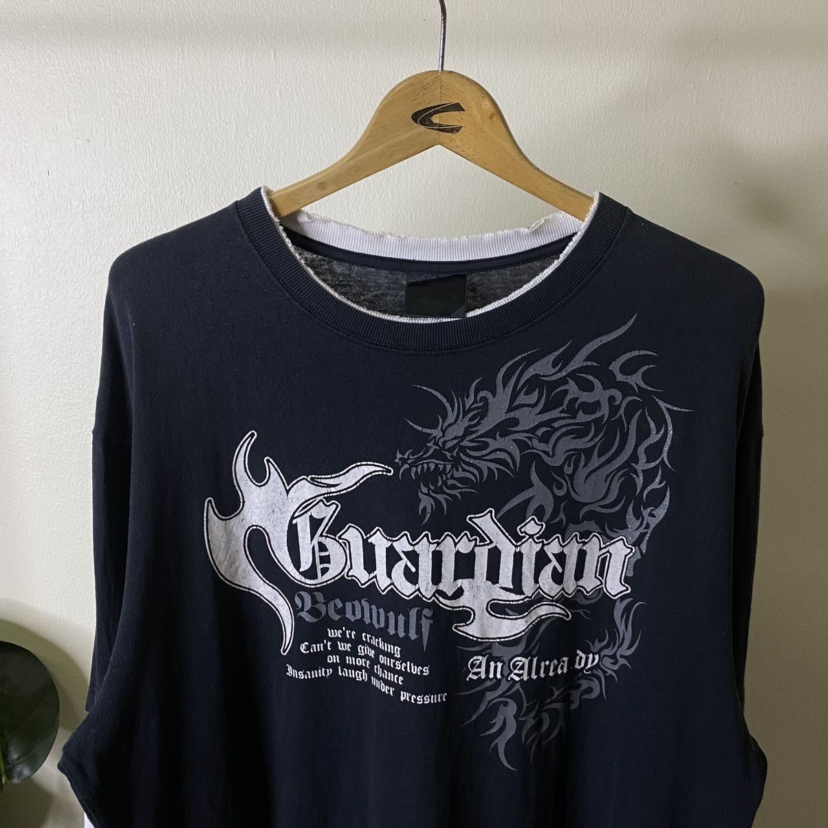 If Six Was Nine JapanBrand Dragon Affliction Cyber Gothic Punk Double Sleeve Size US XXL / EU 58 / 5 - 6 Thumbnail