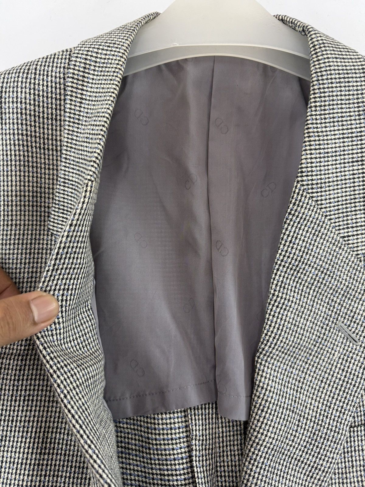 Christian Dior Monsieur 🔥 Houndstooth Christian Dior Blazer Jacket men Size US M / EU 48-50 / 2 - 9 Thumbnail