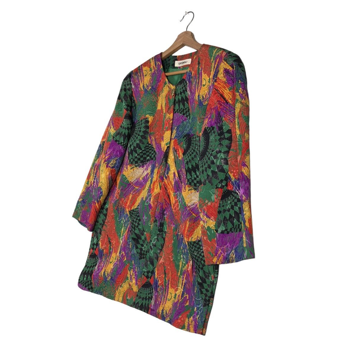 Japanese Brand VINTAGE COLOURFULL JACKET ART DESIGN TOPTOPOLO ISSEY MIYAKE Size US M / EU 48-50 / 2 - 2 Thumbnail