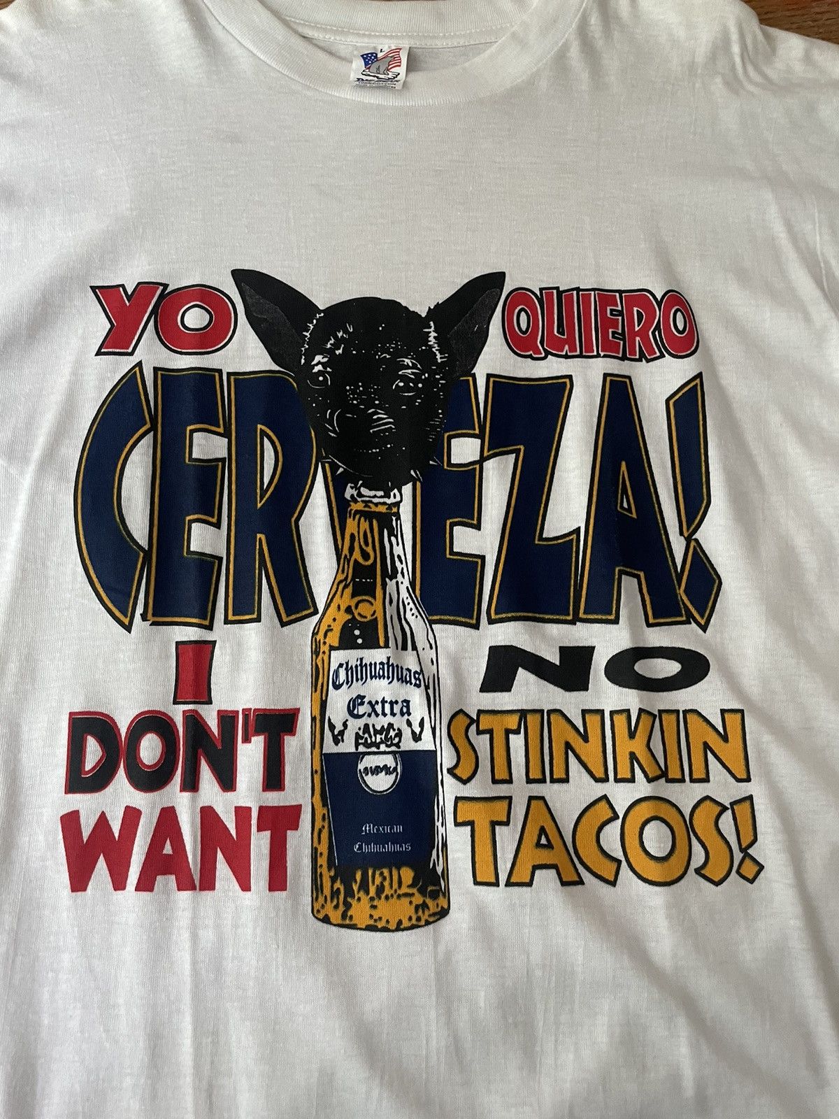 Vintage late 90s taco bell bootleg yo quiero tee Size US M / EU 48-50 / 2 - 2 Thumbnail