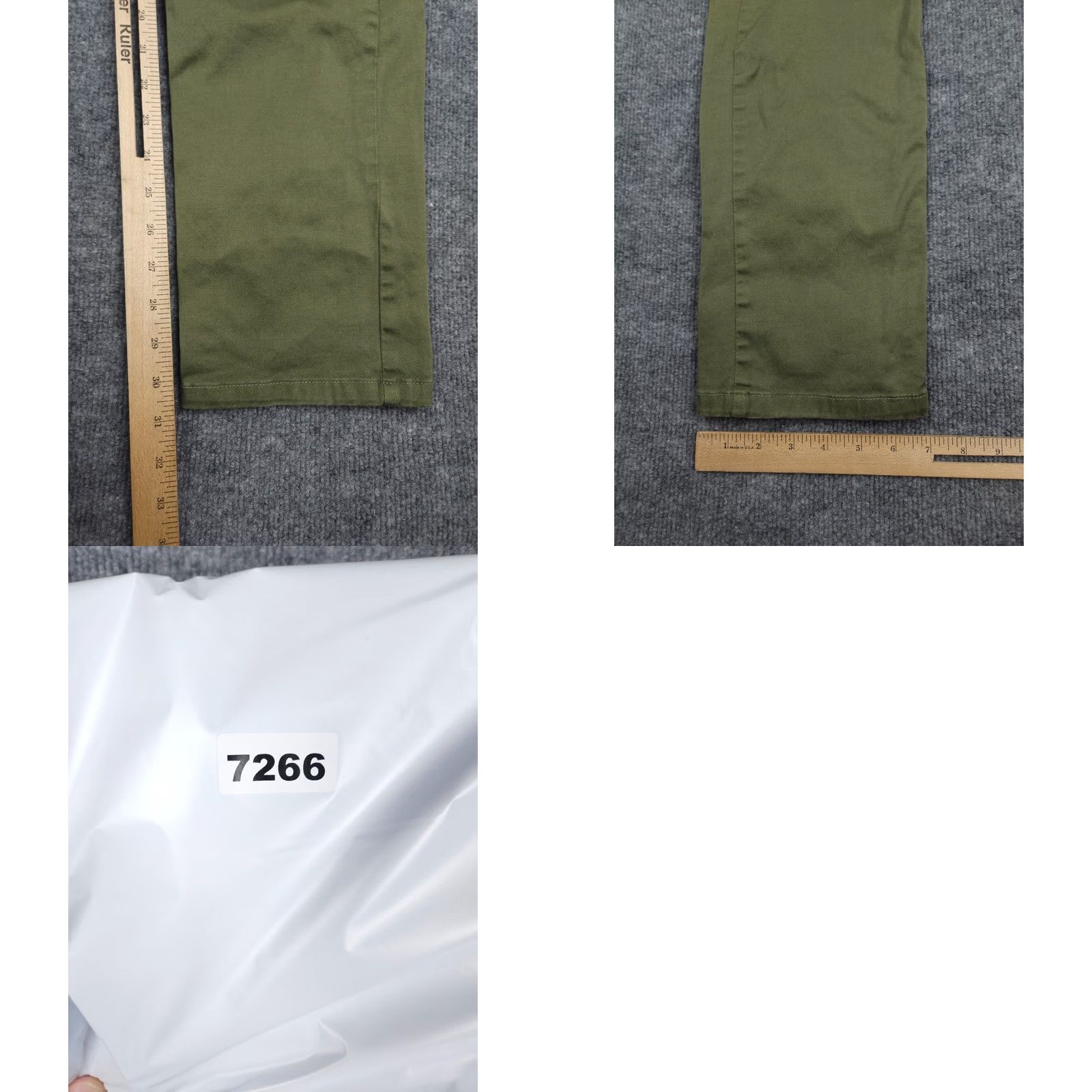 Flint And Tinder Flint And Tinder Pants Mens 30x31 Green Slim Fit 5 Pocket 365 Pant Jeans Straight Leg 30 31 Regular Mens Size US 30 / EU 46 - 8 Thumbnail
