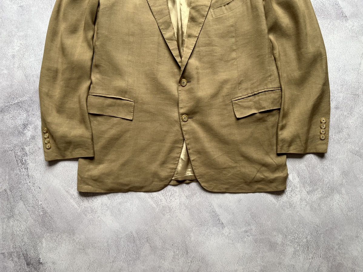 Polo Ralph Lauren Vintage 90s Polo Ralph Lauren Linen/Viscose Blazer Size L Size 50R - 3 Thumbnail