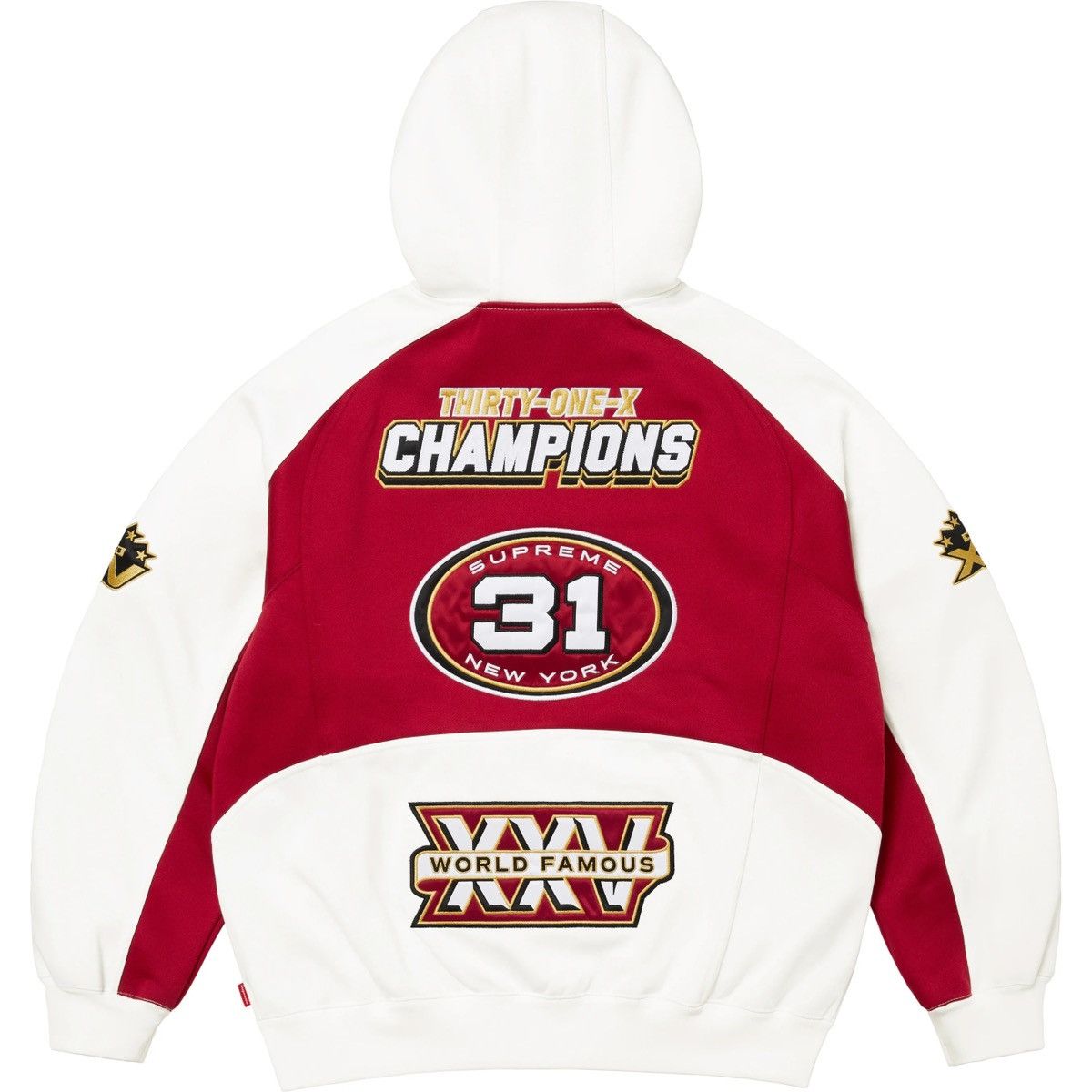 Supreme Supreme Football Zip Up Hooded Sweatshirt Size US L / EU 52-54 / 3 - 2 Thumbnail