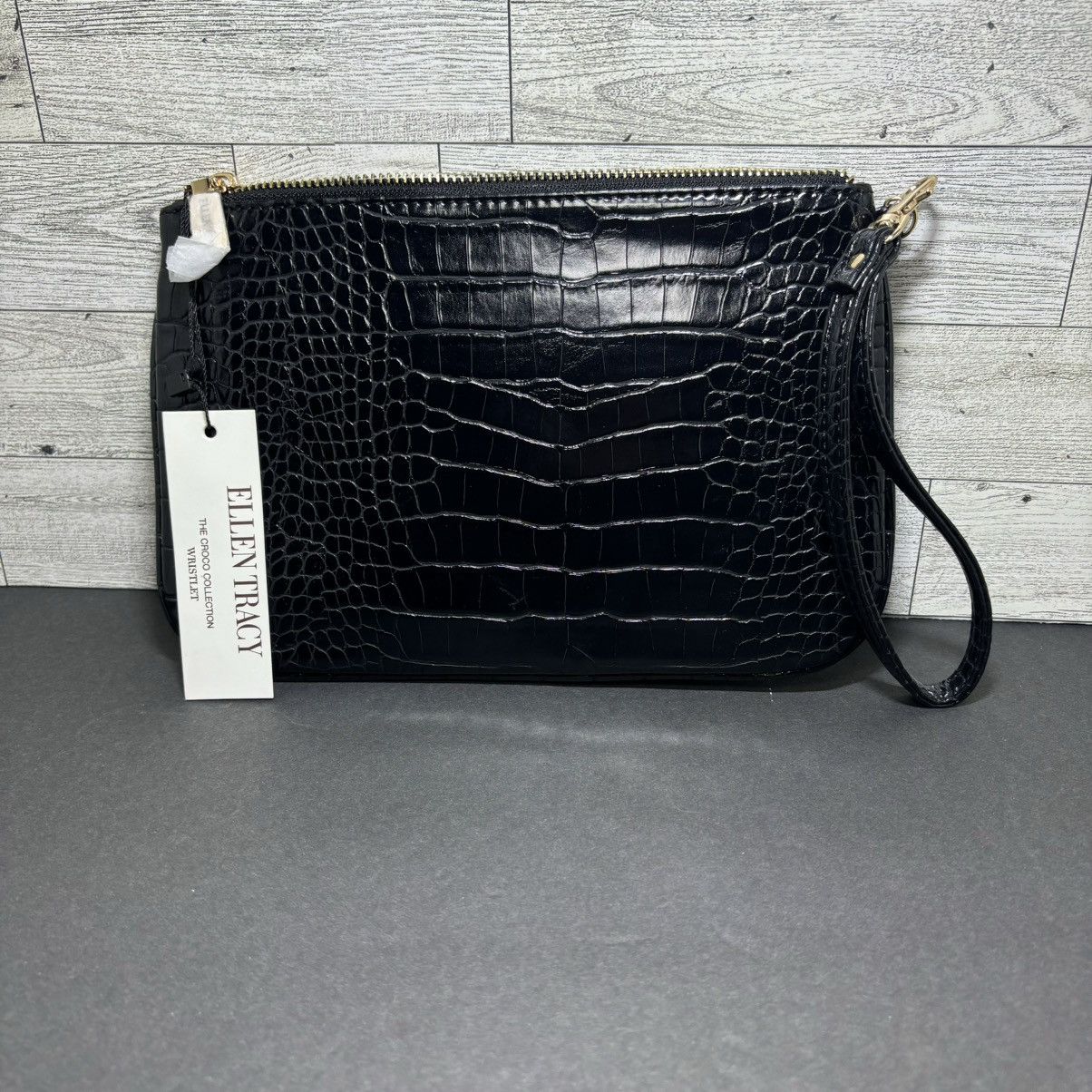 Ellen Tracy Ellen Tracey The Croco collection Wristlet NWT Size ONE SIZE - 5 Thumbnail