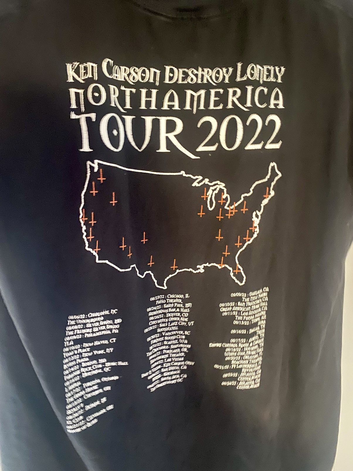 Designer × Ken Carson Ken Carson Tour Tee Size US L / EU 52-54 / 3 - 2 Thumbnail