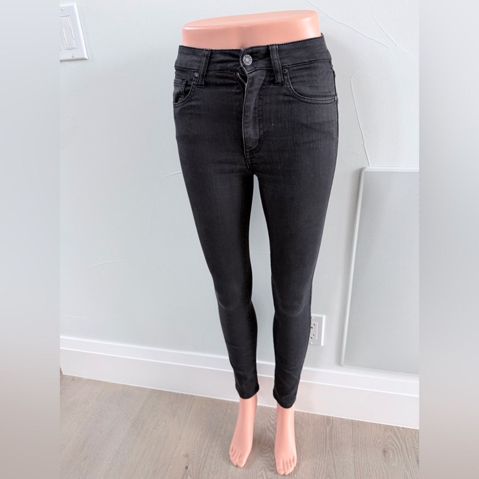Guess New Guess Y2K Classic Black Skinny Jeans size 24 Size 24" / US 00 / IT 34 - 11 Thumbnail