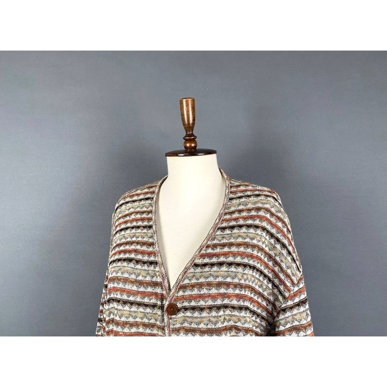 Missoni Missoni Sweater Mens XL Sport Men Cardigan Multicolor Viscose Long Sleeve Button Size US XL / EU 56 / 4 - 7 Thumbnail