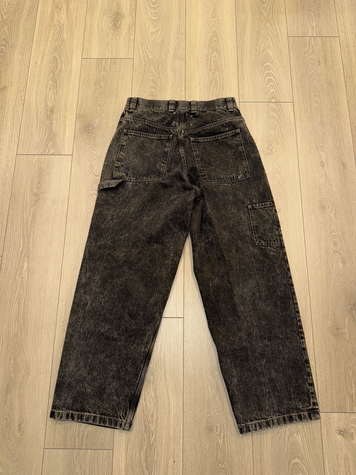 Maison Margiela Maison Margiela Black Paint Jeans Size US 29 - 2 Thumbnail