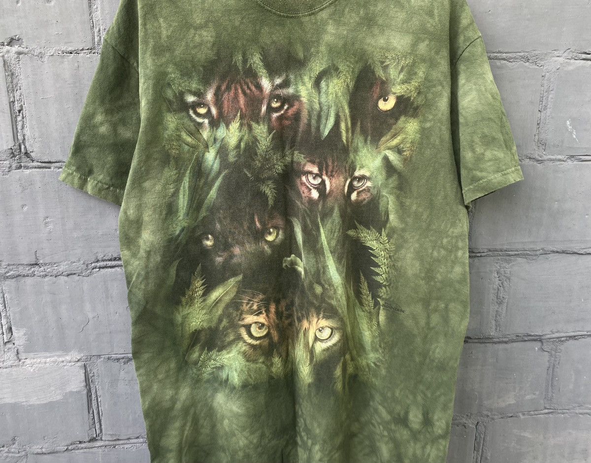 The Mountain The Mountain Tiger Eyes Wildlife Tie Dye T-shirt Made in USA Size US L / EU 52-54 / 3 - 3 Thumbnail