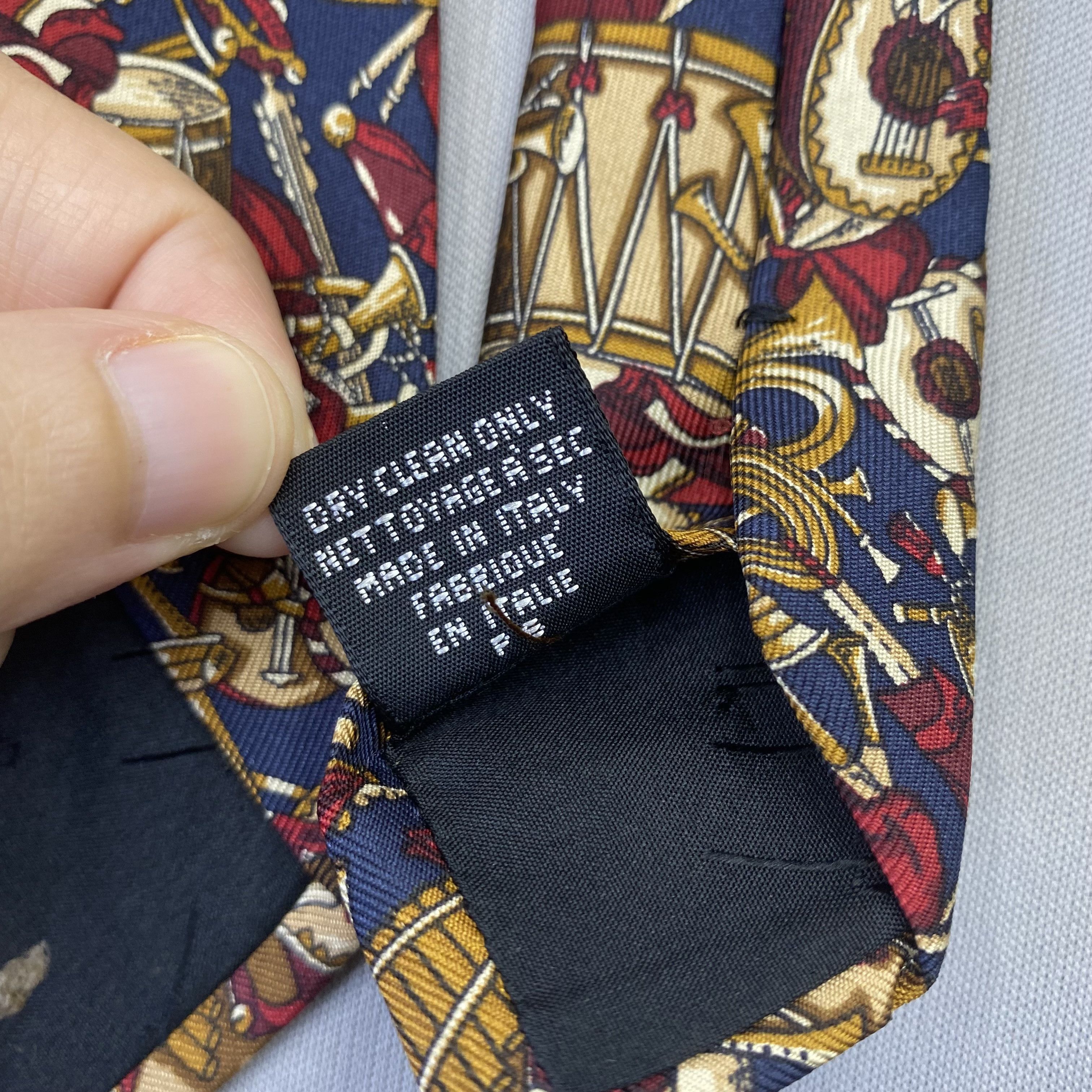 Alfred Dunhill Vintage Alfred Dunhill SILK Necktie Cravate Pure Silk Size ONE SIZE - 9 Thumbnail