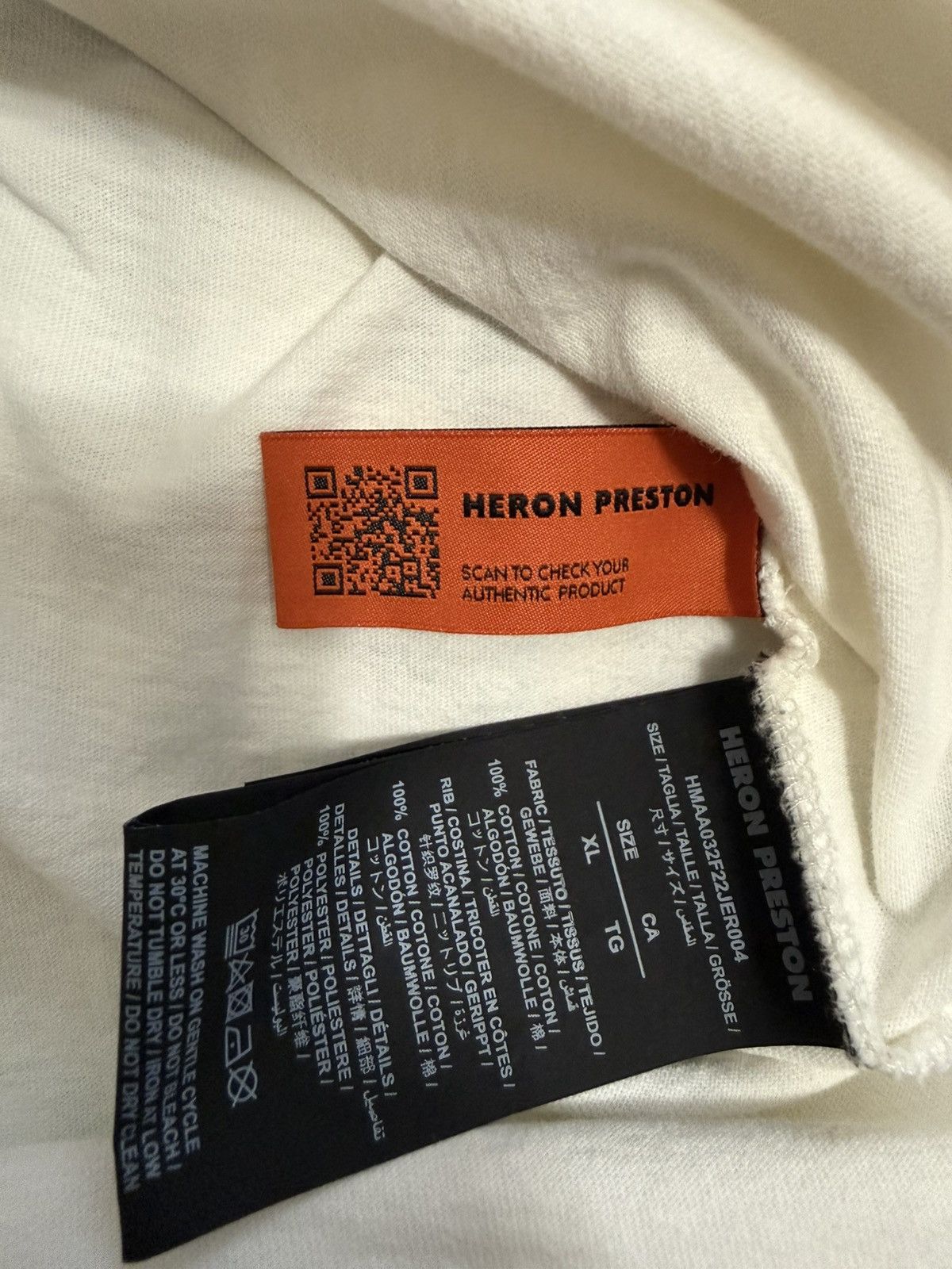 Heron Preston Heron Preston Heron Censored T-shirt Size US XL / EU 56 / 4 - 5 Thumbnail