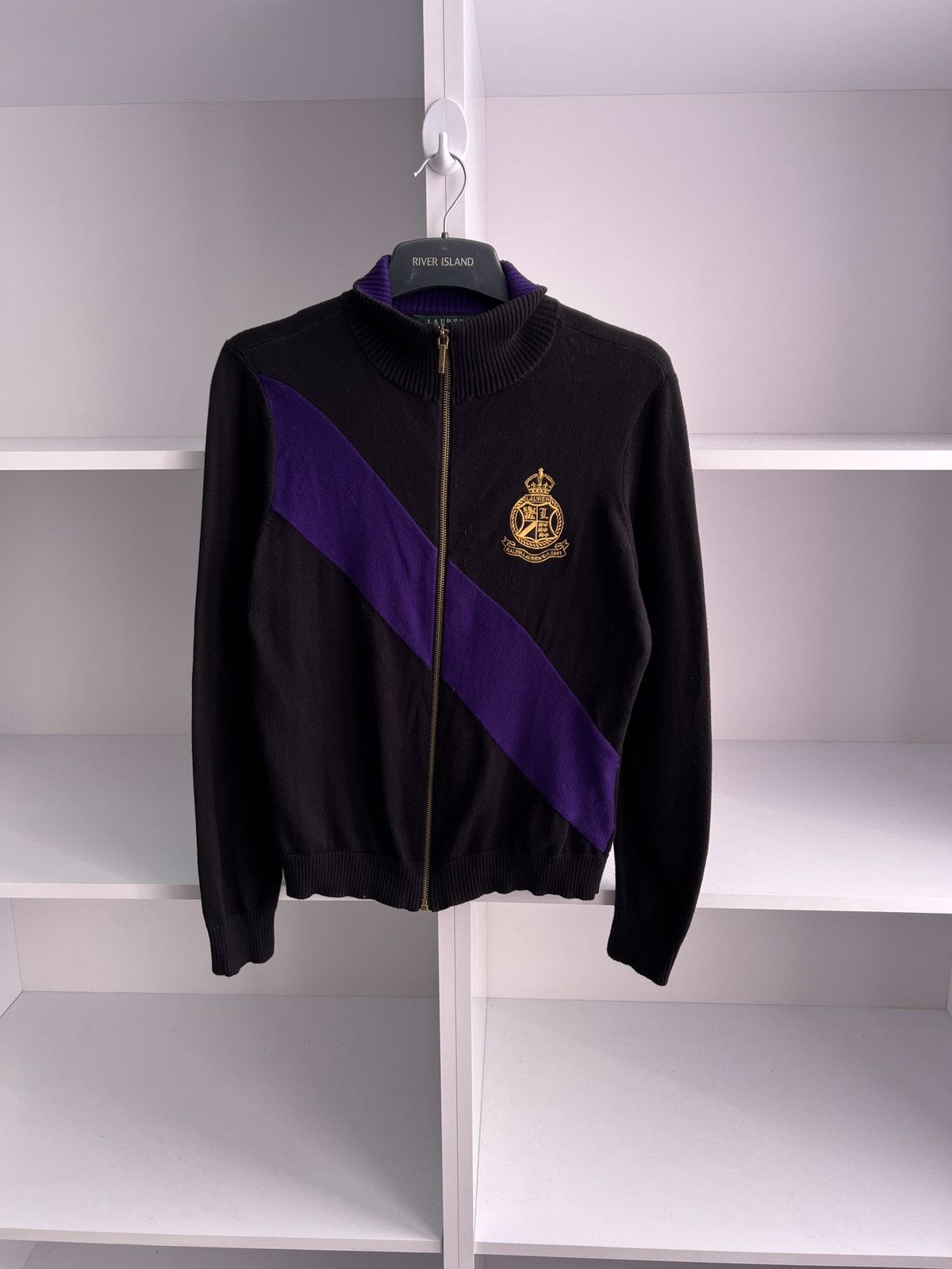 Polo Ralph Lauren × Ralph Lauren × Vintage Vintage LADIES LAUREN BY RALPH LAUREN FULL ZIP SWEATER Size M / US 6-8 / IT 42-44 - 2 Thumbnail