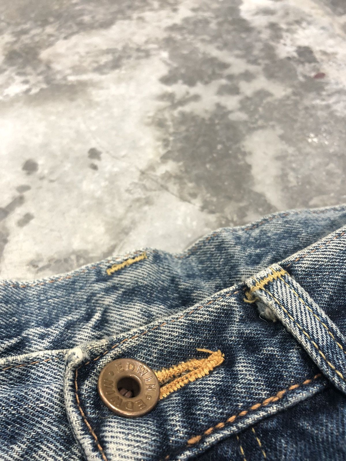 Edwin × Vintage Vintage Edwin 505 🇯🇵Made Jeans Size US 34 / EU 50 - 7 Thumbnail