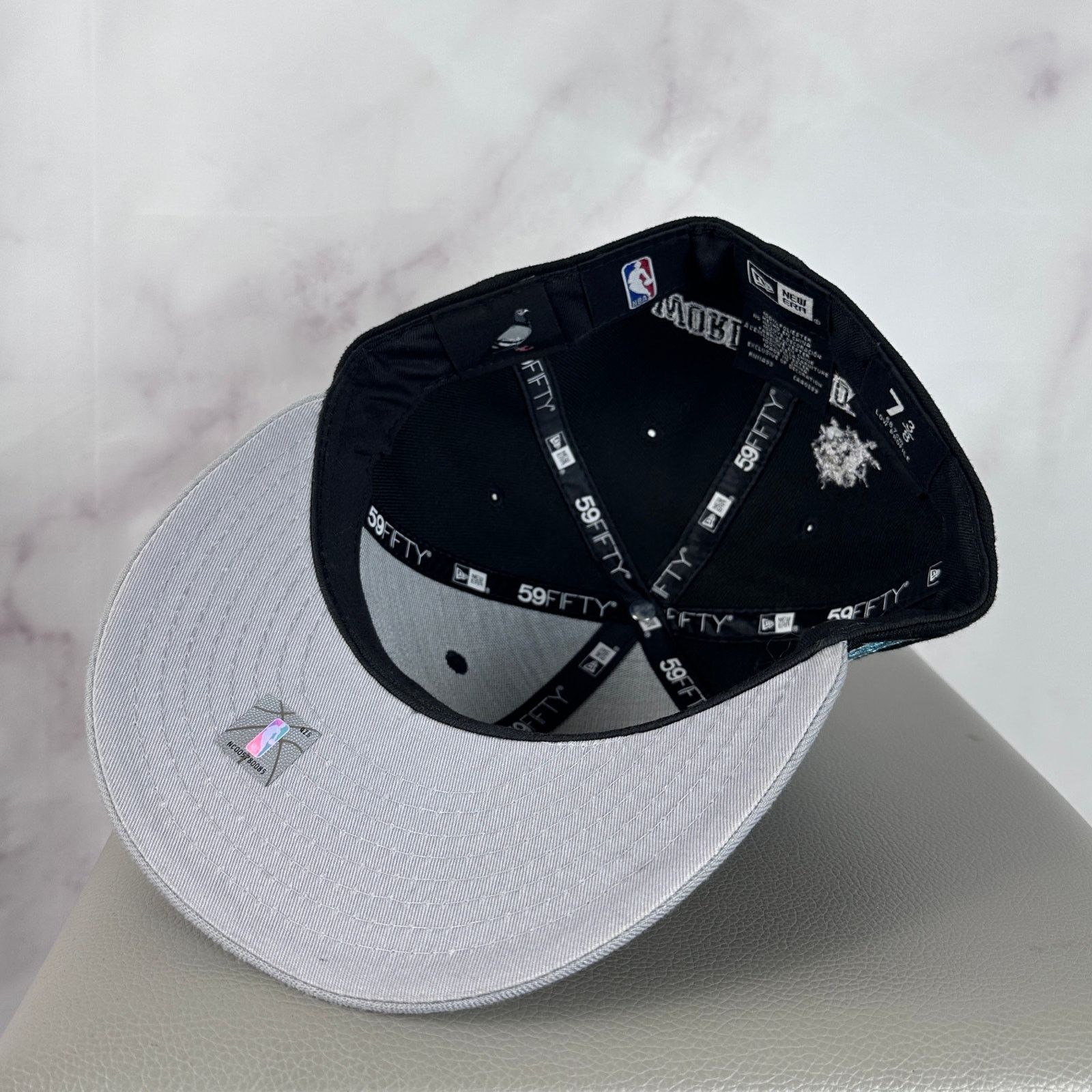 New Era Brooklyn Nets World Renown Black/Grey Fitted Size ONE SIZE - 6 Thumbnail