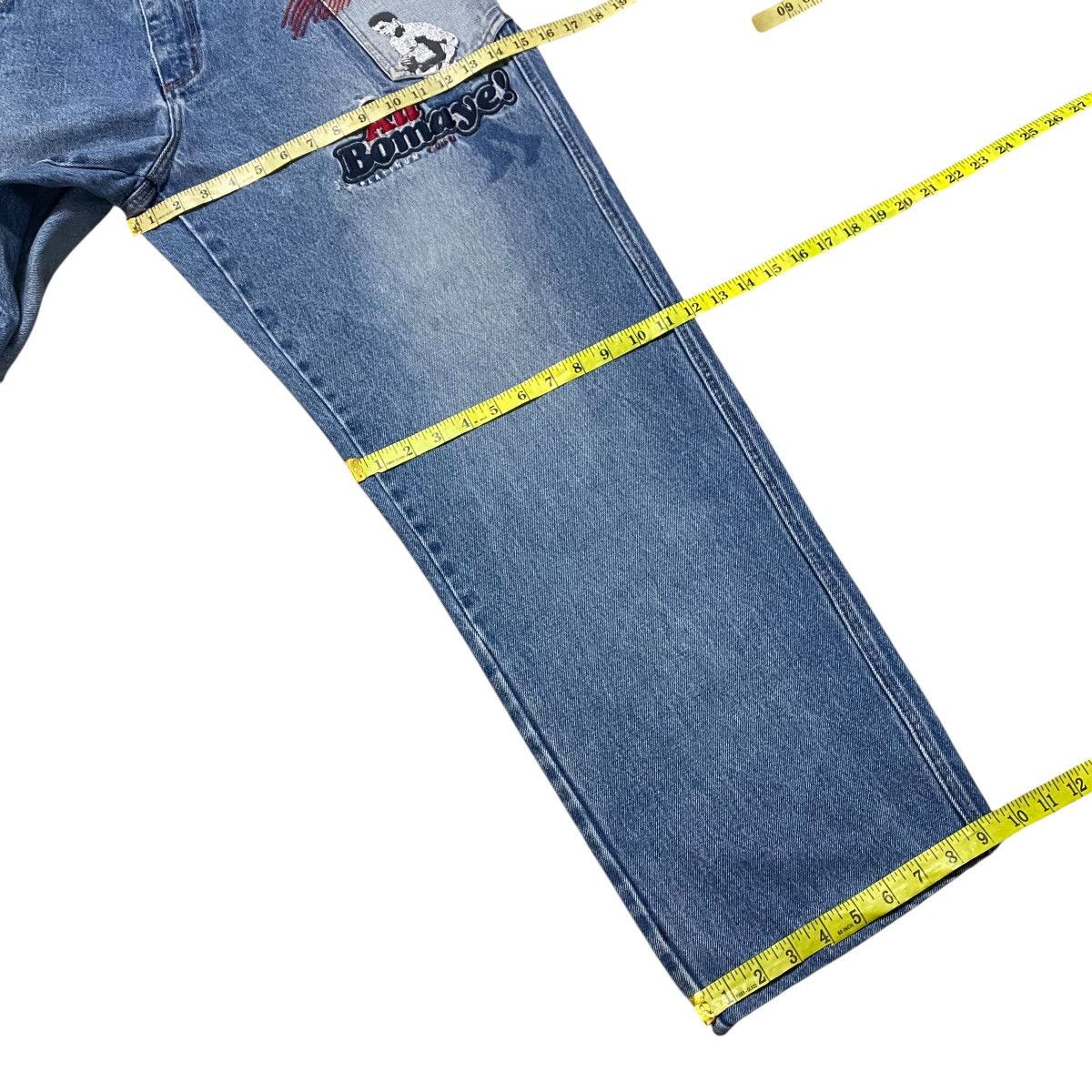 Fubu Vintage FUBU ALI BOMAYE Denim Baggy Jeans Size US 38 / EU 54 - 21 Thumbnail