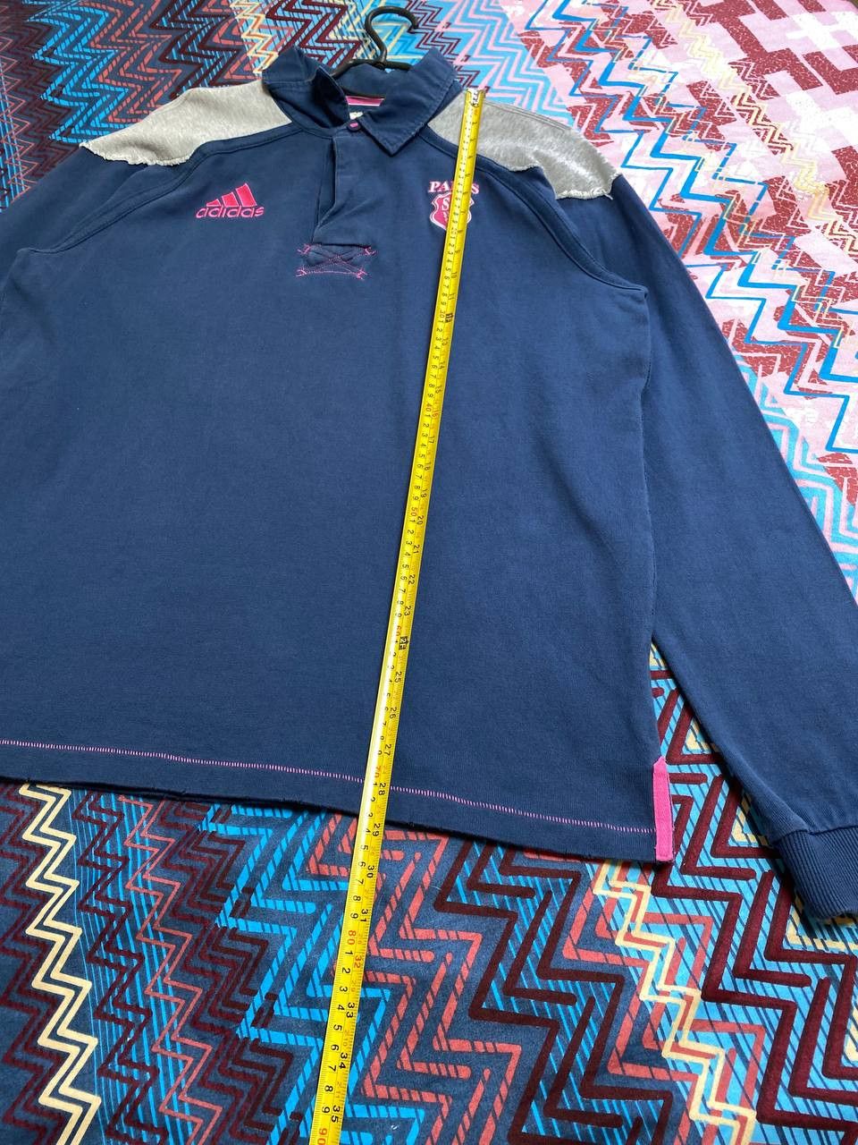 Adidas Vintage ADIDAS fleece sweater Size US L / EU 52-54 / 3 - 15 Thumbnail