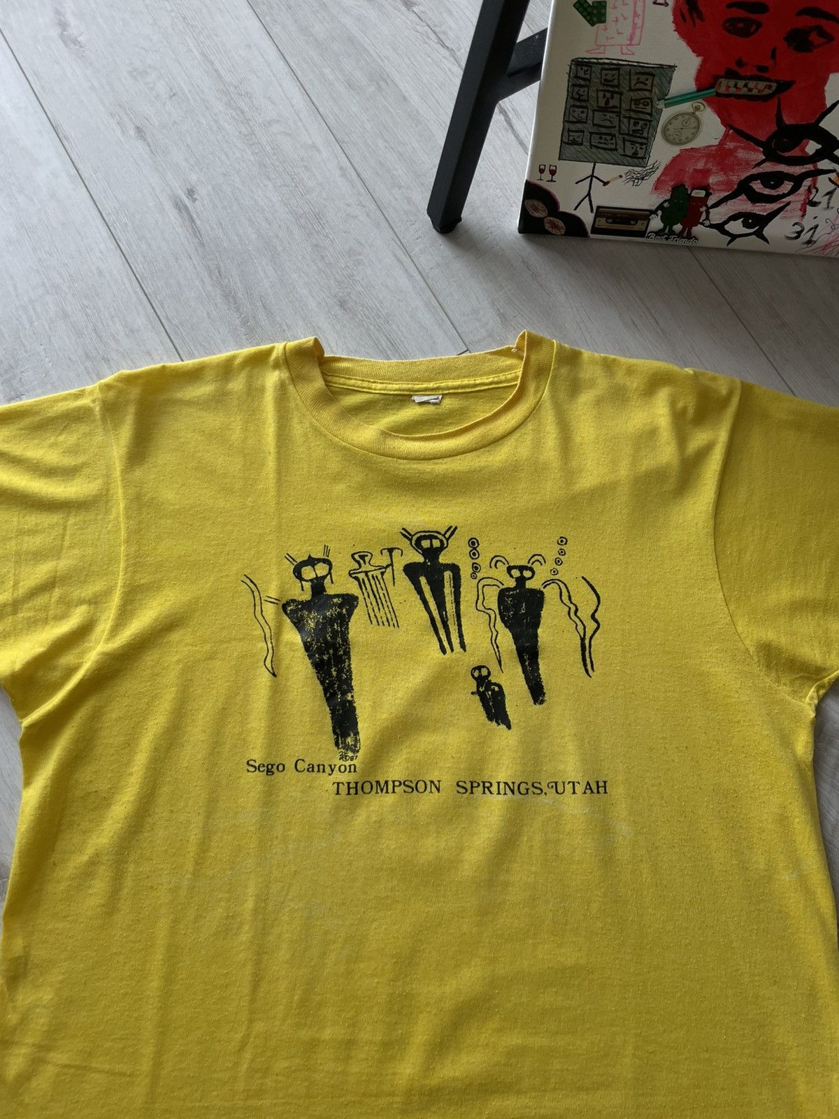 Vintage Vintage 1987 Sego Canyon Thompson Springs Art T-Shirt Size US M / EU 48-50 / 2 - 3 Thumbnail