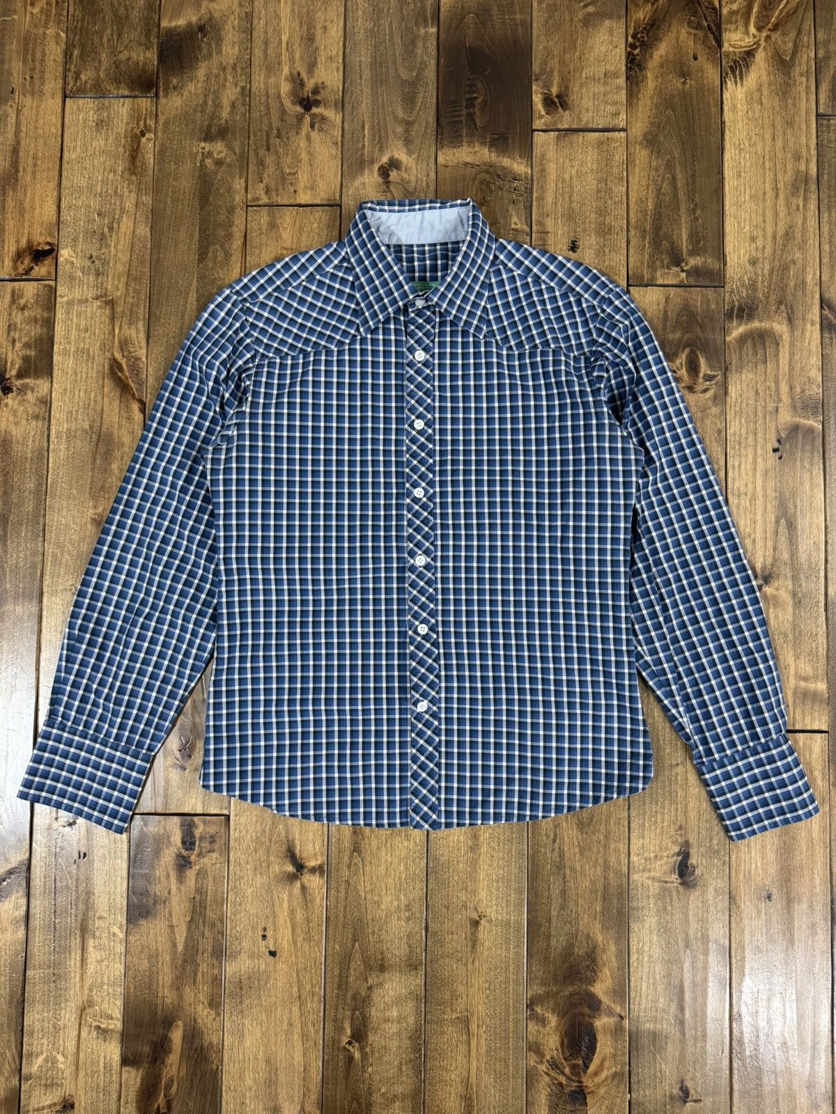 Benetton × United Colors Of Benetton Italian Designer United Colors of Benneton Button up Shirt Size US L / EU 52-54 / 3 - 1 Thumbnail