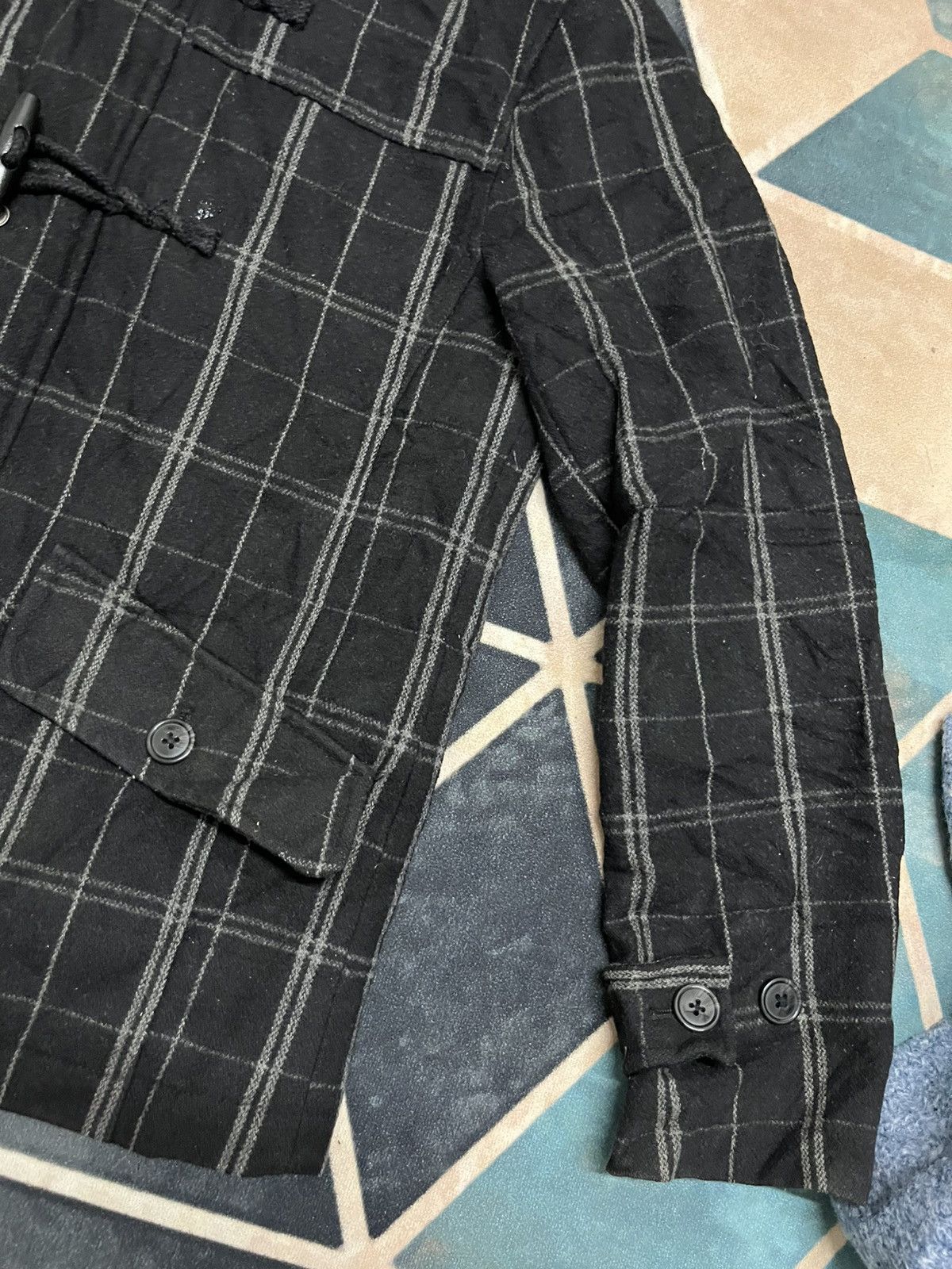 Le Grande Bleu (L.G.B.) 💥Vintage 90s Japanese Brand PUNK ANARCHY Wool Jackets Size US L / EU 52-54 / 3 - 8 Thumbnail