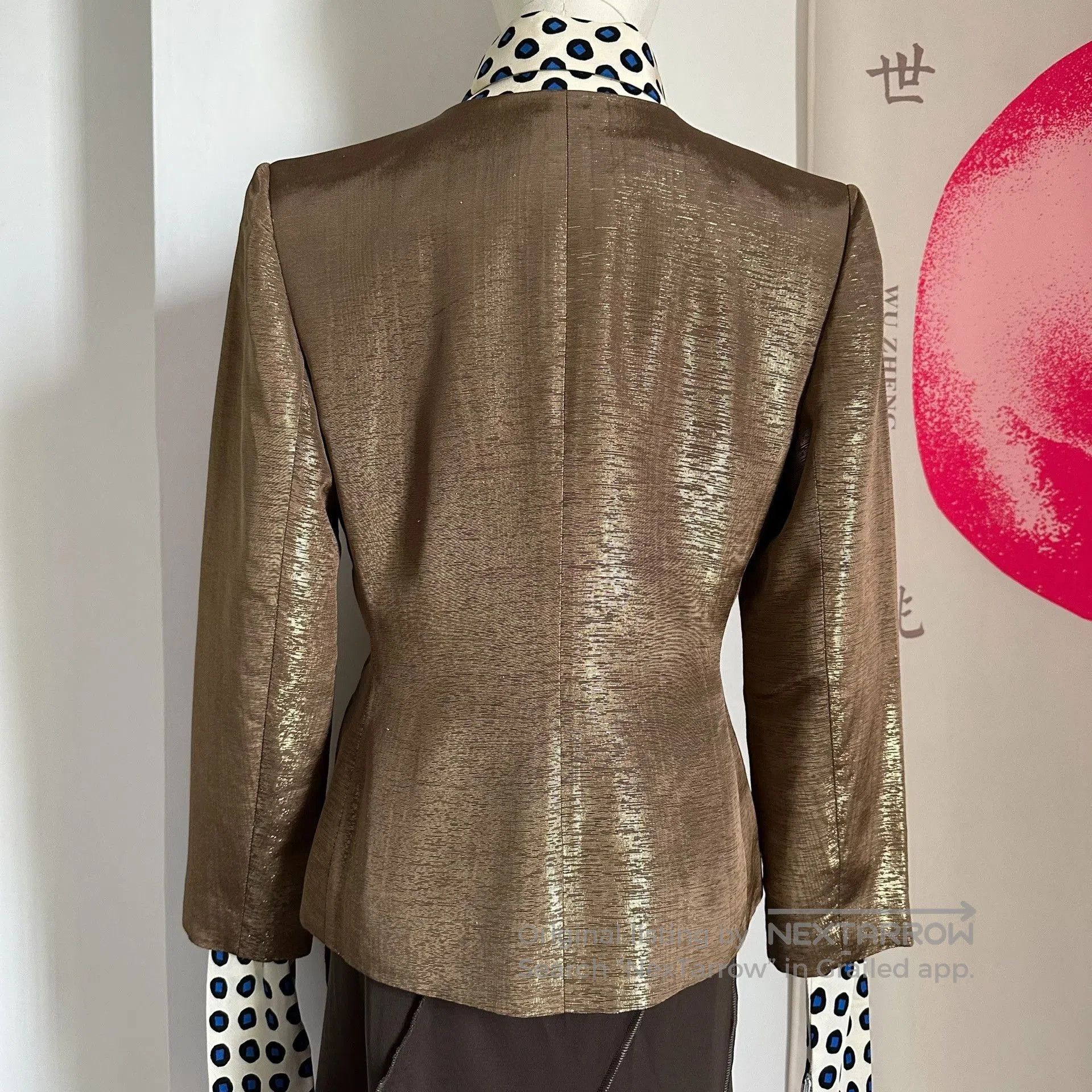 Saint Laurent Paris Yves Saint Laurent Vintage Brown Blazer. Size S / US 4 / IT 40 - 3 Thumbnail