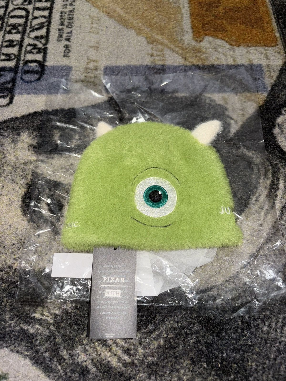 Kith Kith Baby x Pixar Mike Wazaowski Cuffless Beanie Size ONE SIZE - 1 Thumbnail