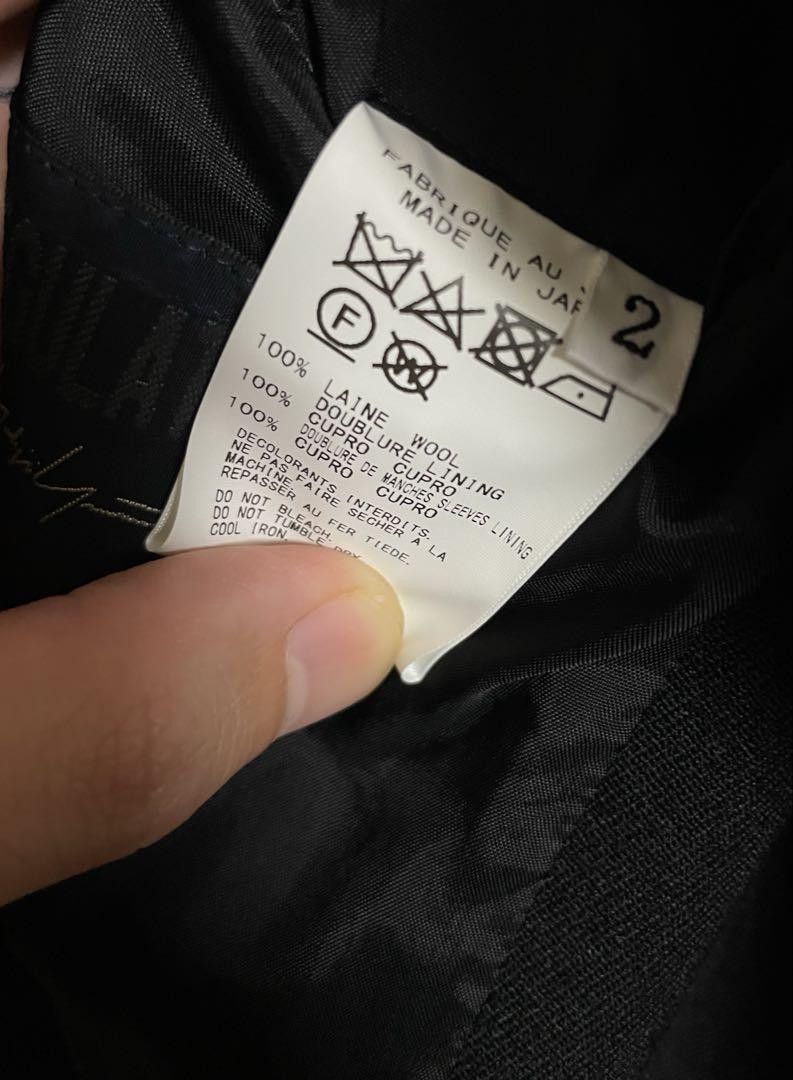 Yohji Yamamoto Reguation Yohji Yamamoto Men Dr. JKT Size US M / EU 48-50 / 2 - 5 Thumbnail